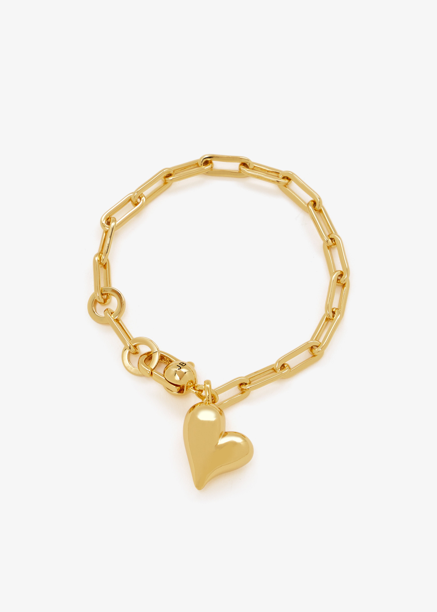 

Puffy Heart bracelet, Gold
