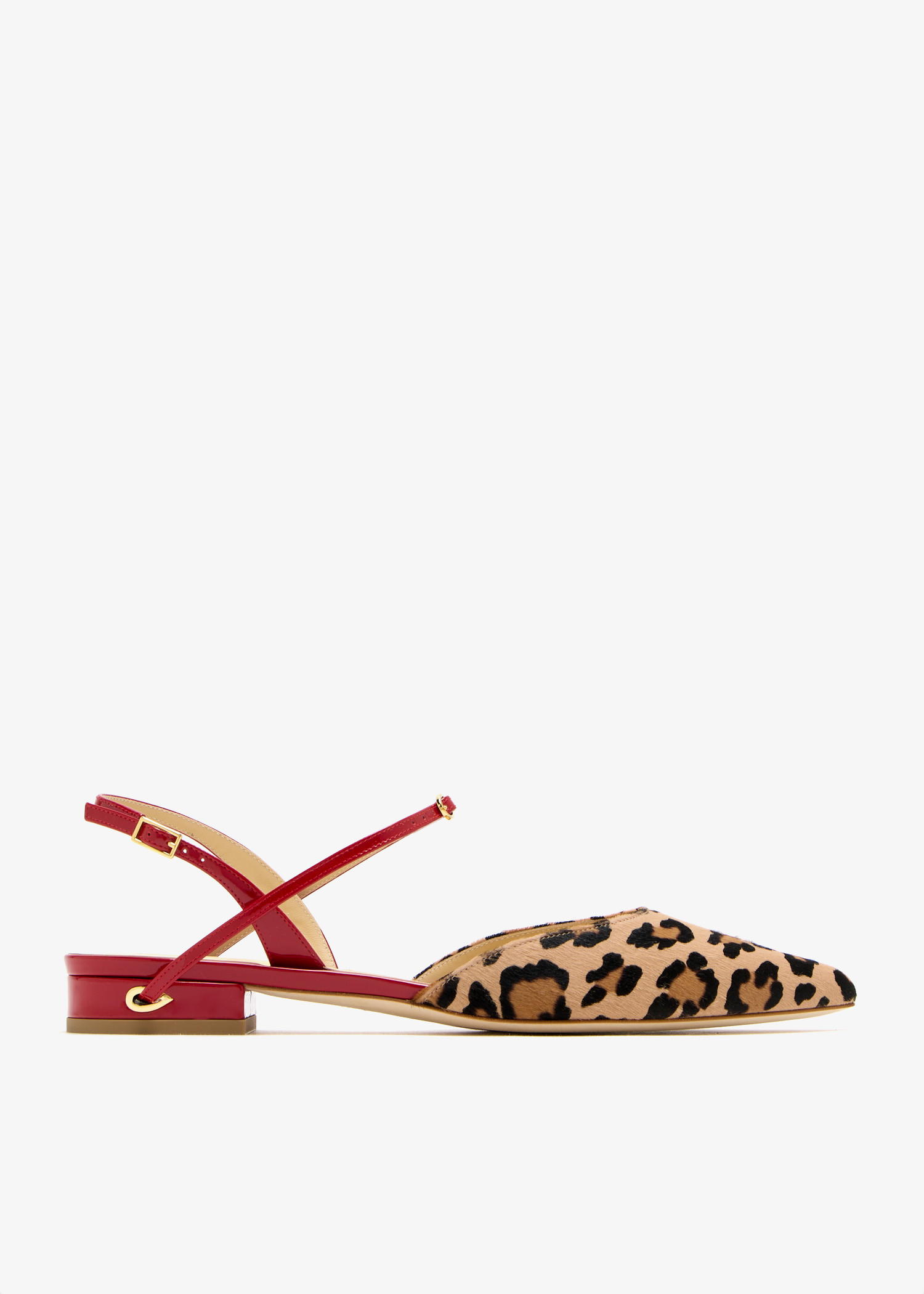 

Vittorio slingback flats, Animal printed