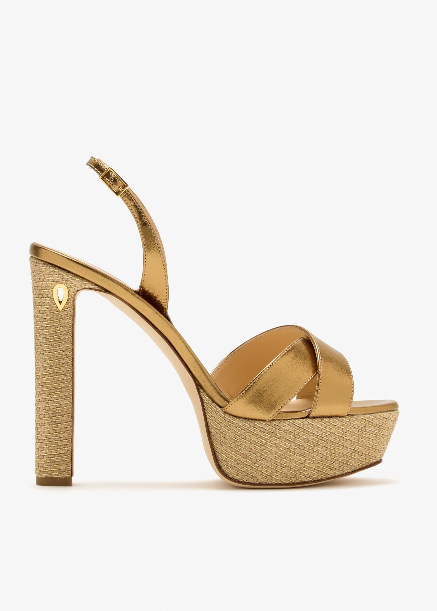 

Leonardo 130 sandals, Gold