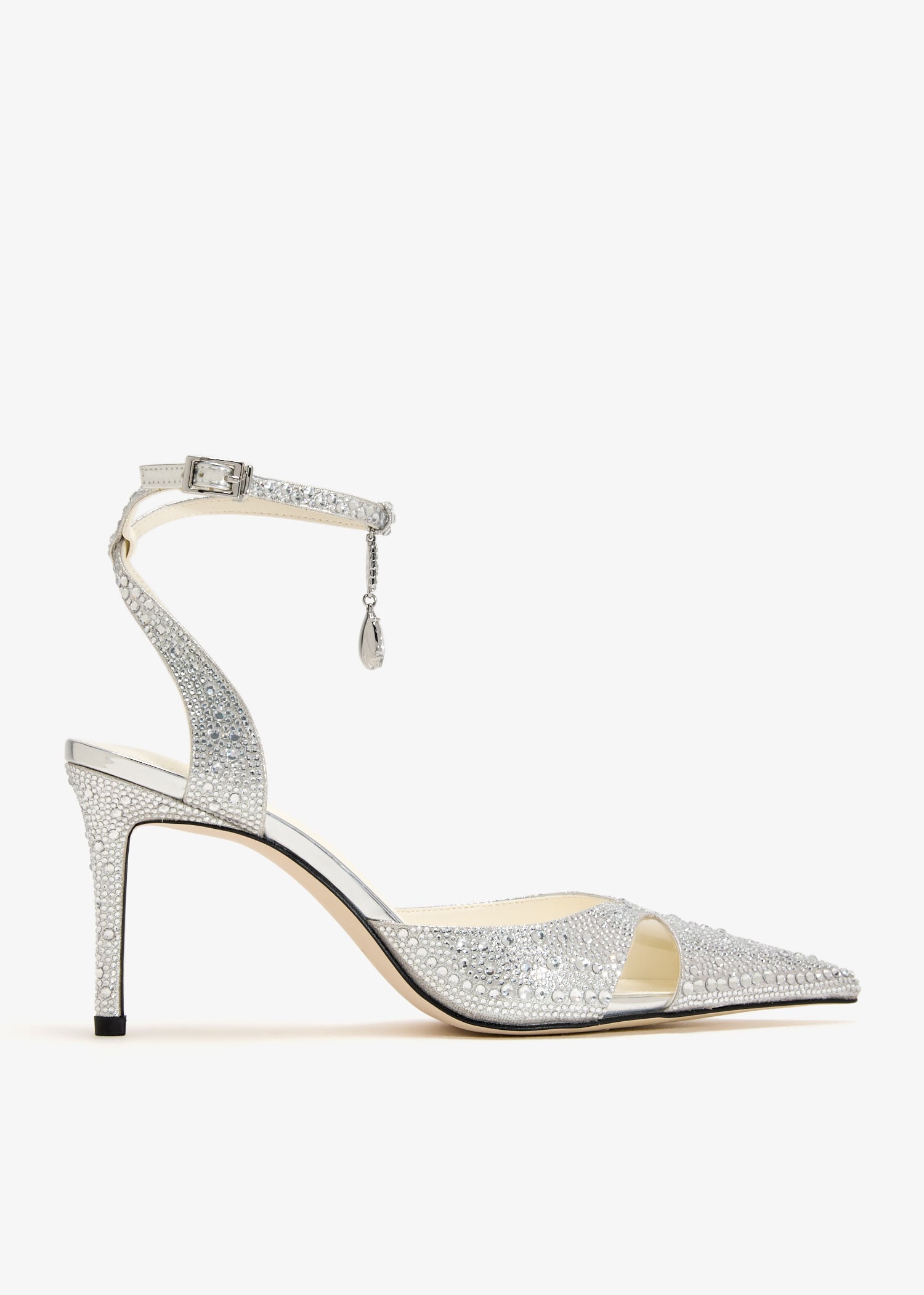 

Haidi Artificial Crystal pumps, Silver