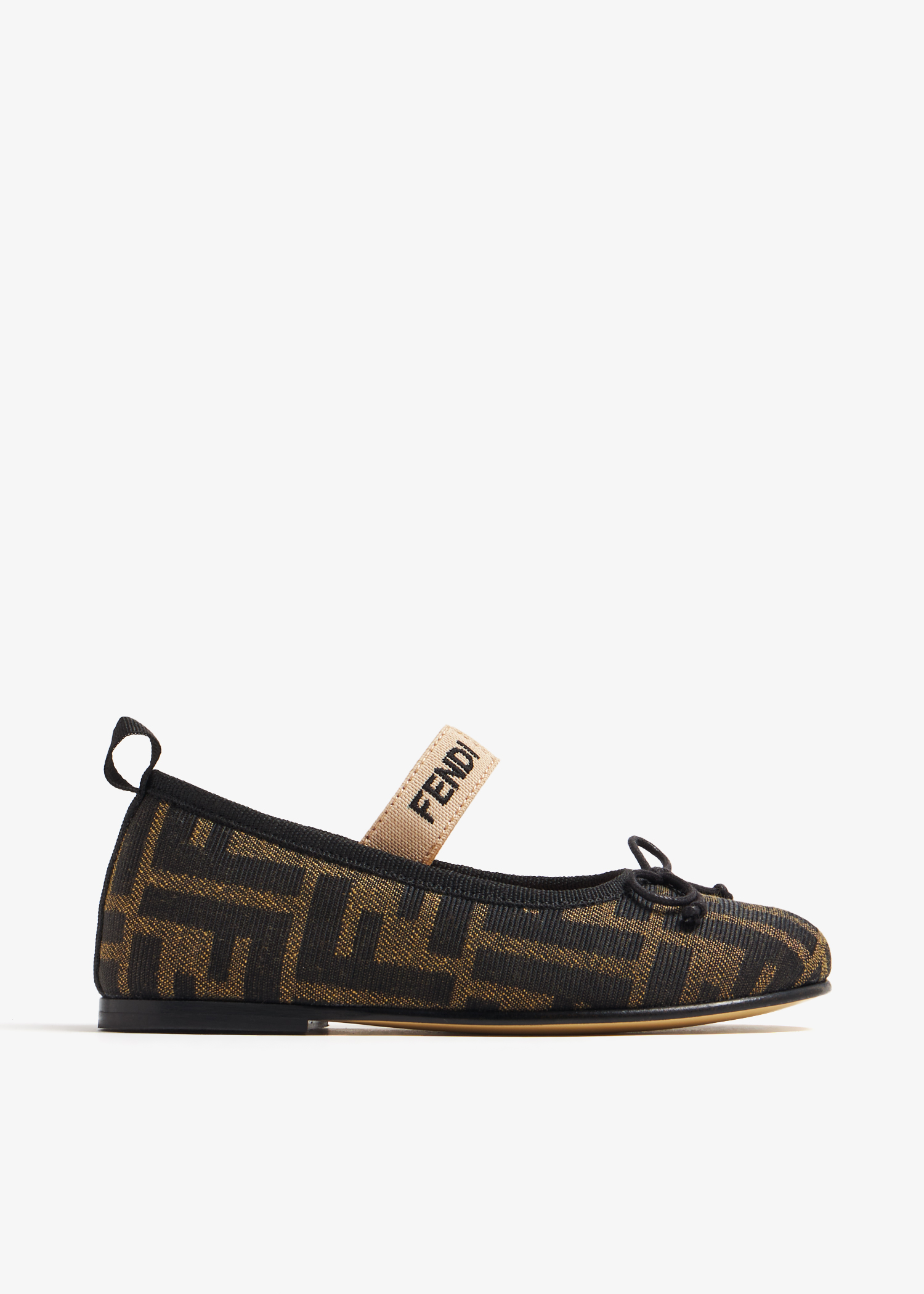 

Tobacco jacquard ballerinas, Prints