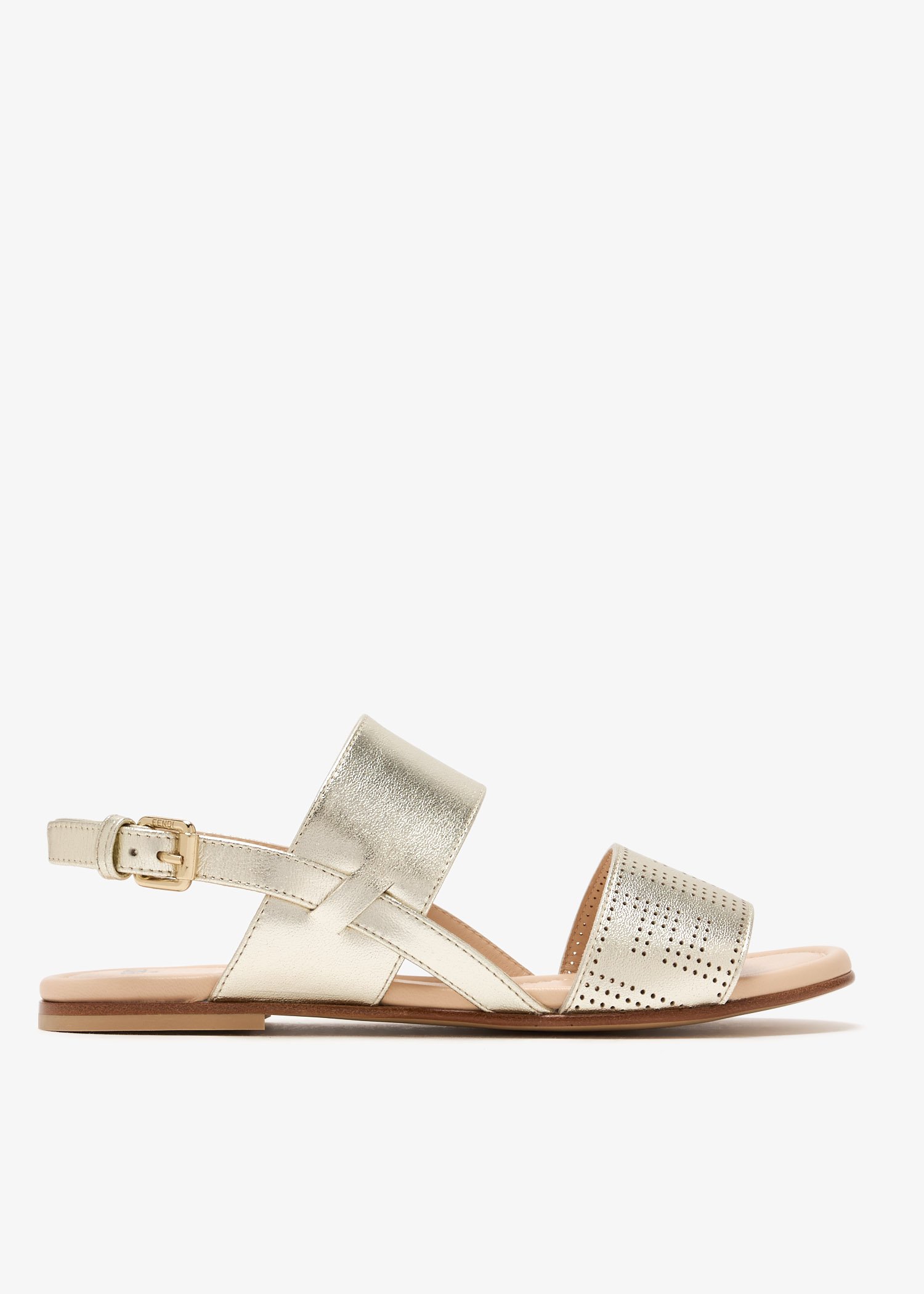 

Leather sandals, Gold