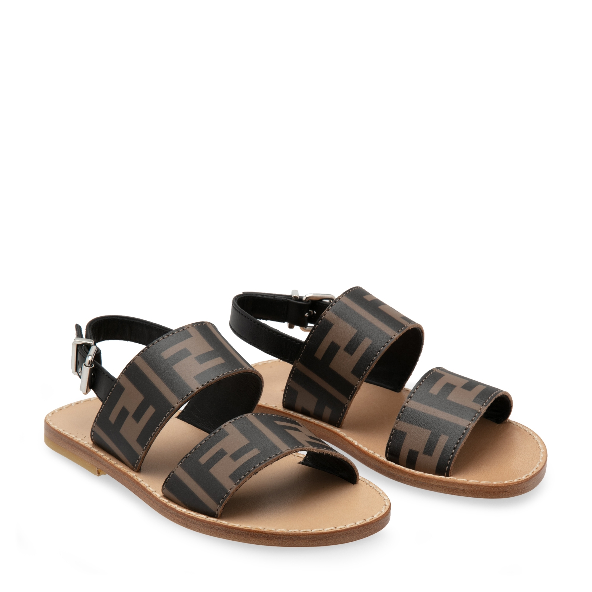 

Leather sandals, Brown