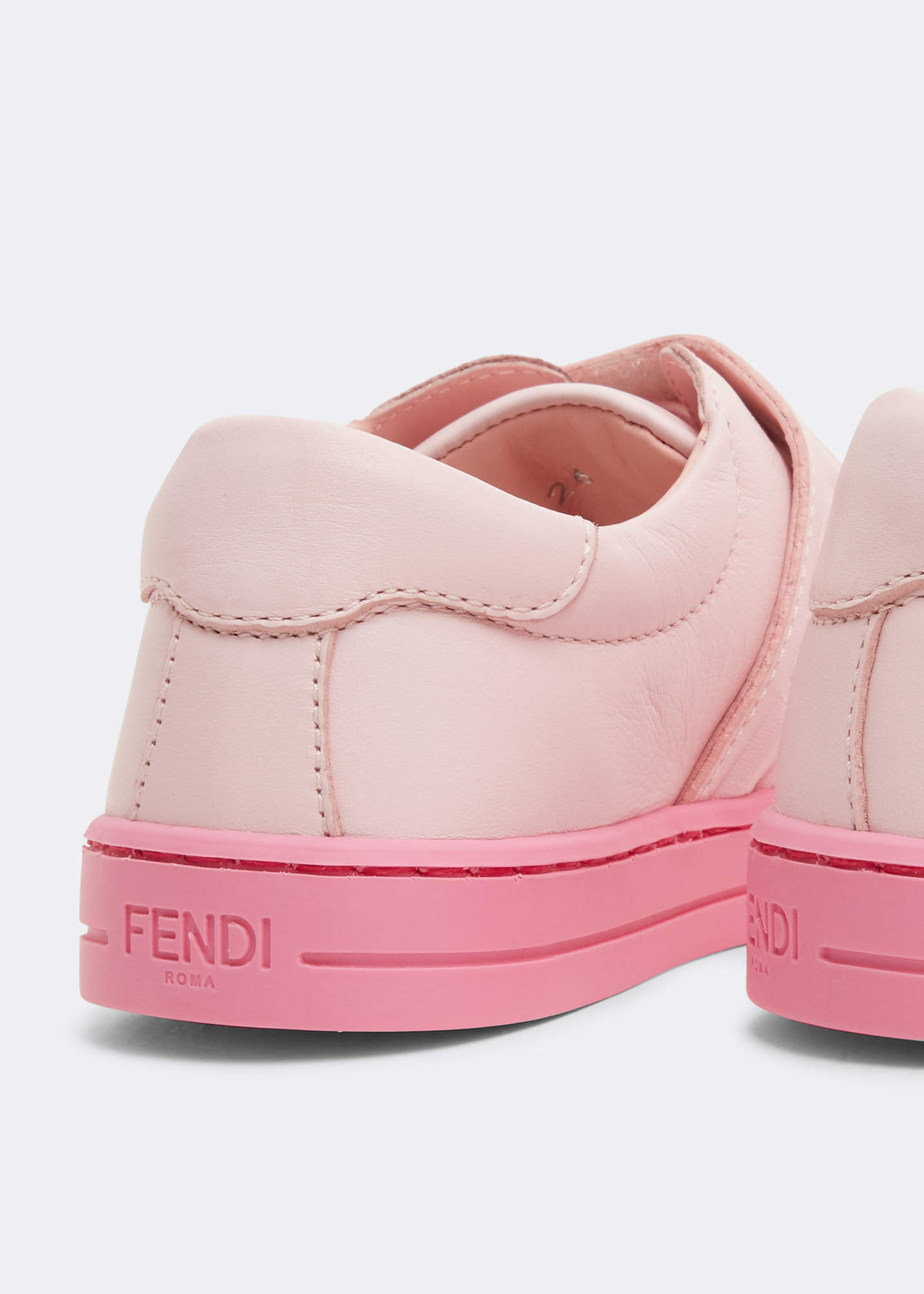 

Velcro logo sneakers, Pink