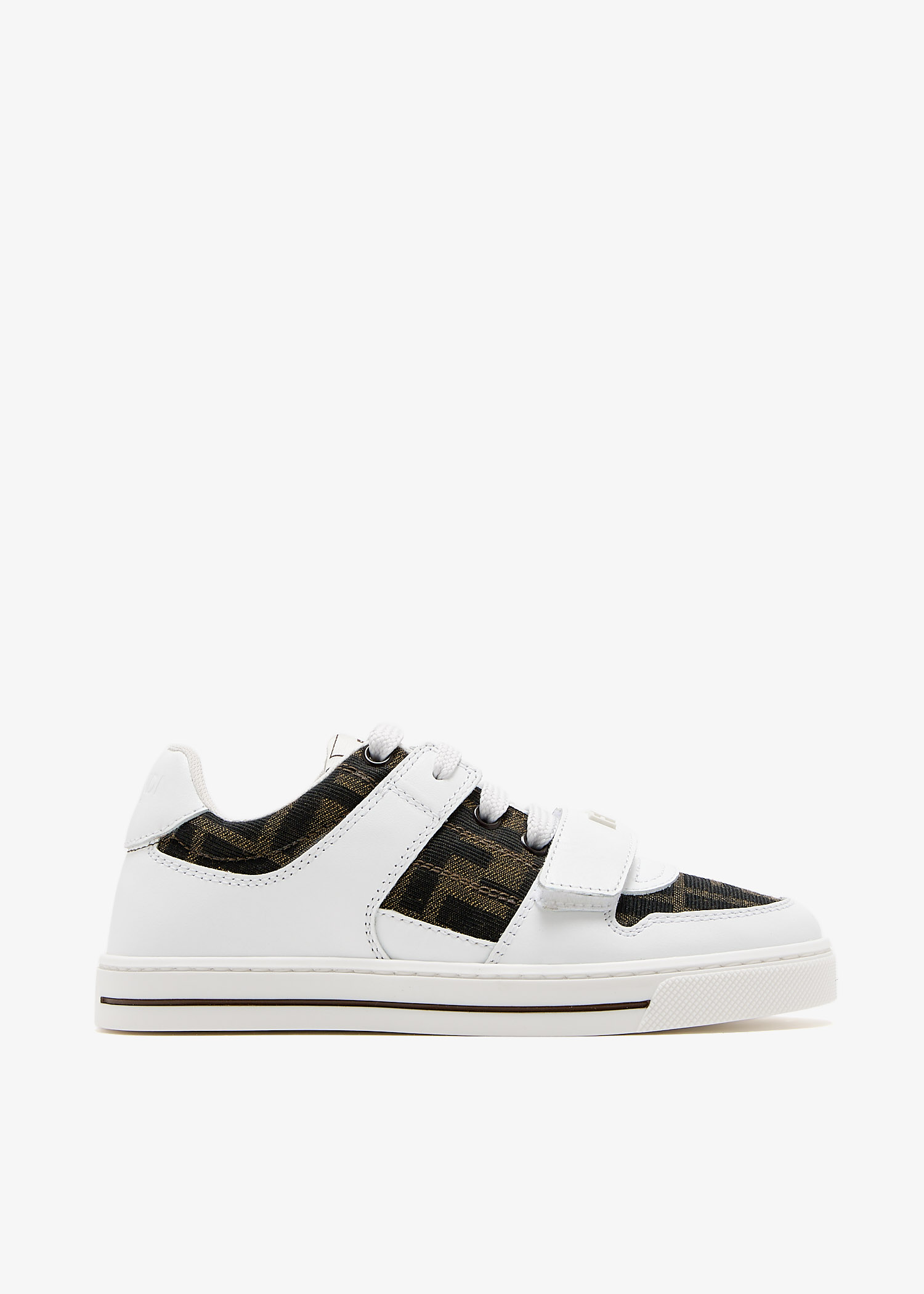 

FF Jacquard sneakers, White