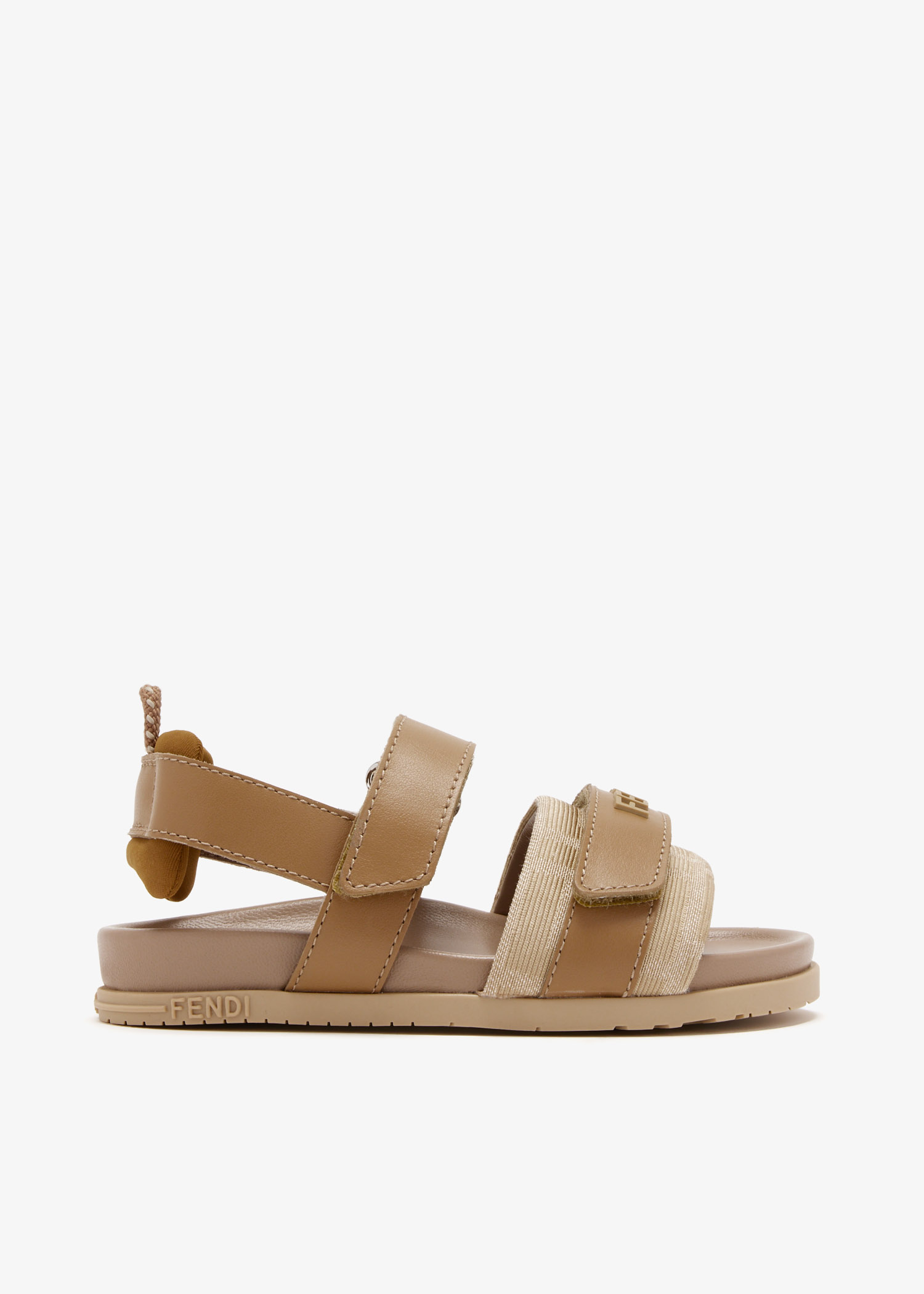 

Logo sports sandals, Beige
