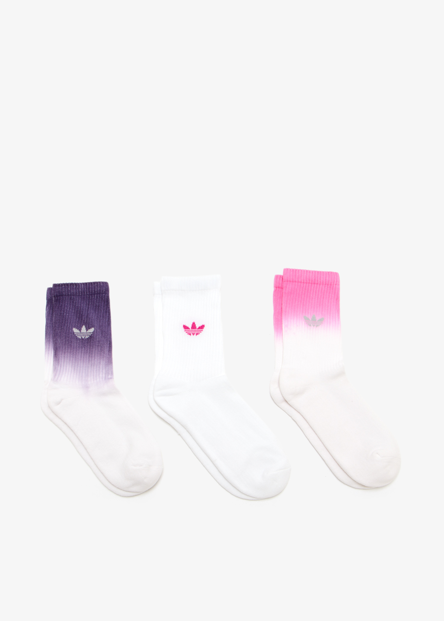 

Ombré crew sock set, Multicolored