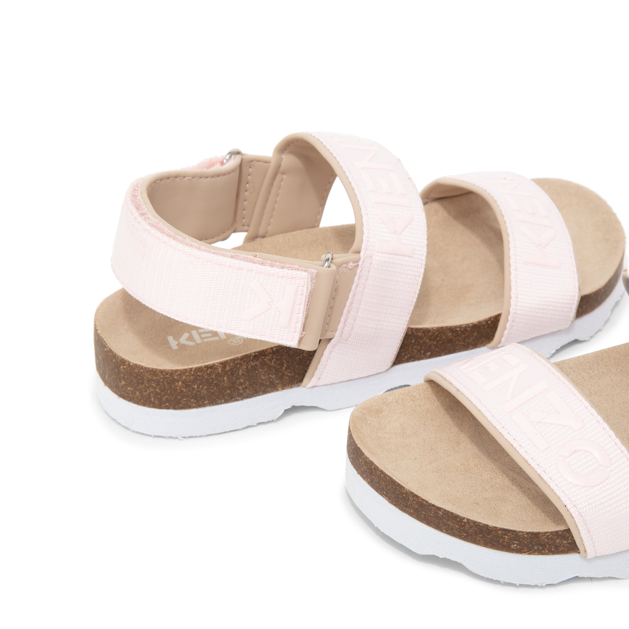 

Logo sandals, Pink