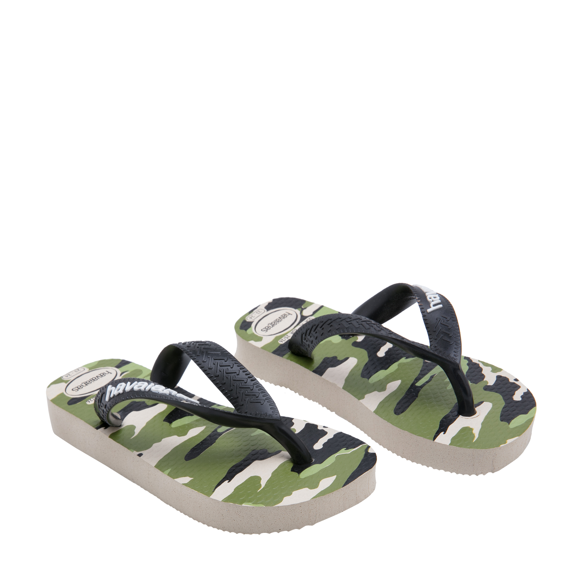 

Camo flip flops, Prints