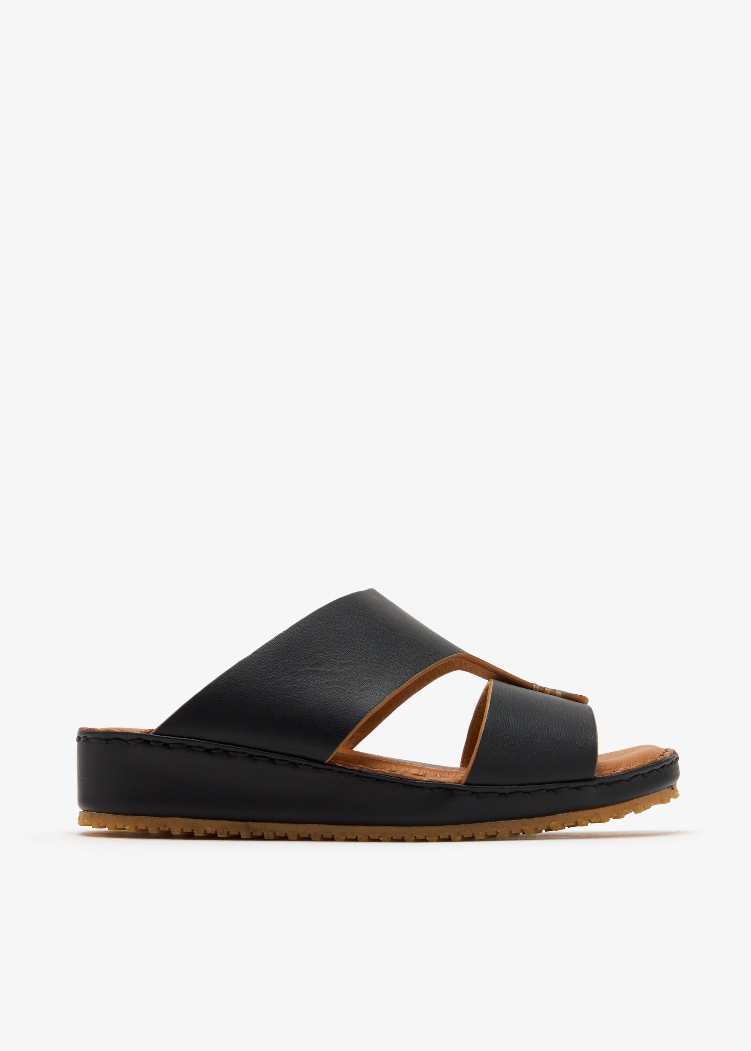 

Lines sandals, Black
