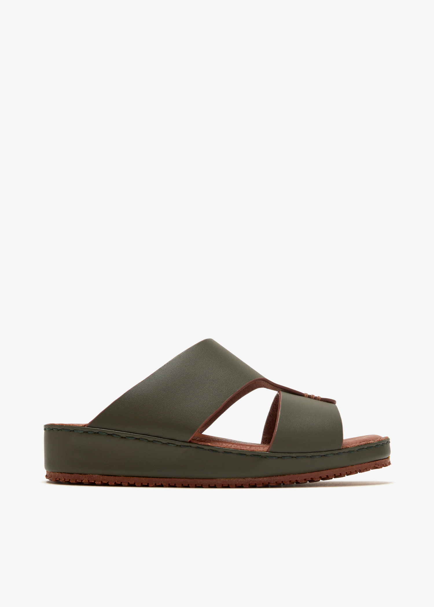 

Lines sandals, Green