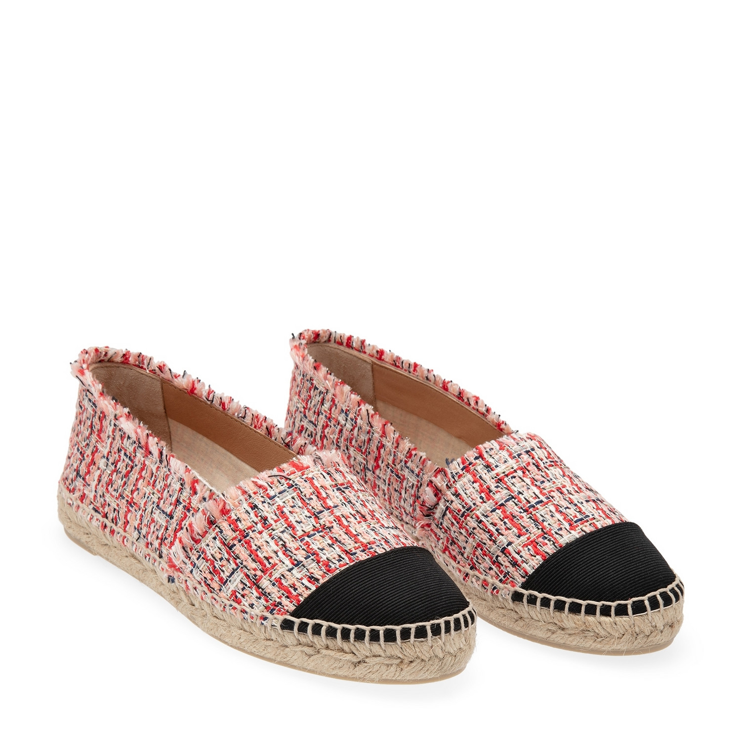 

Tweed espadrilles, Red