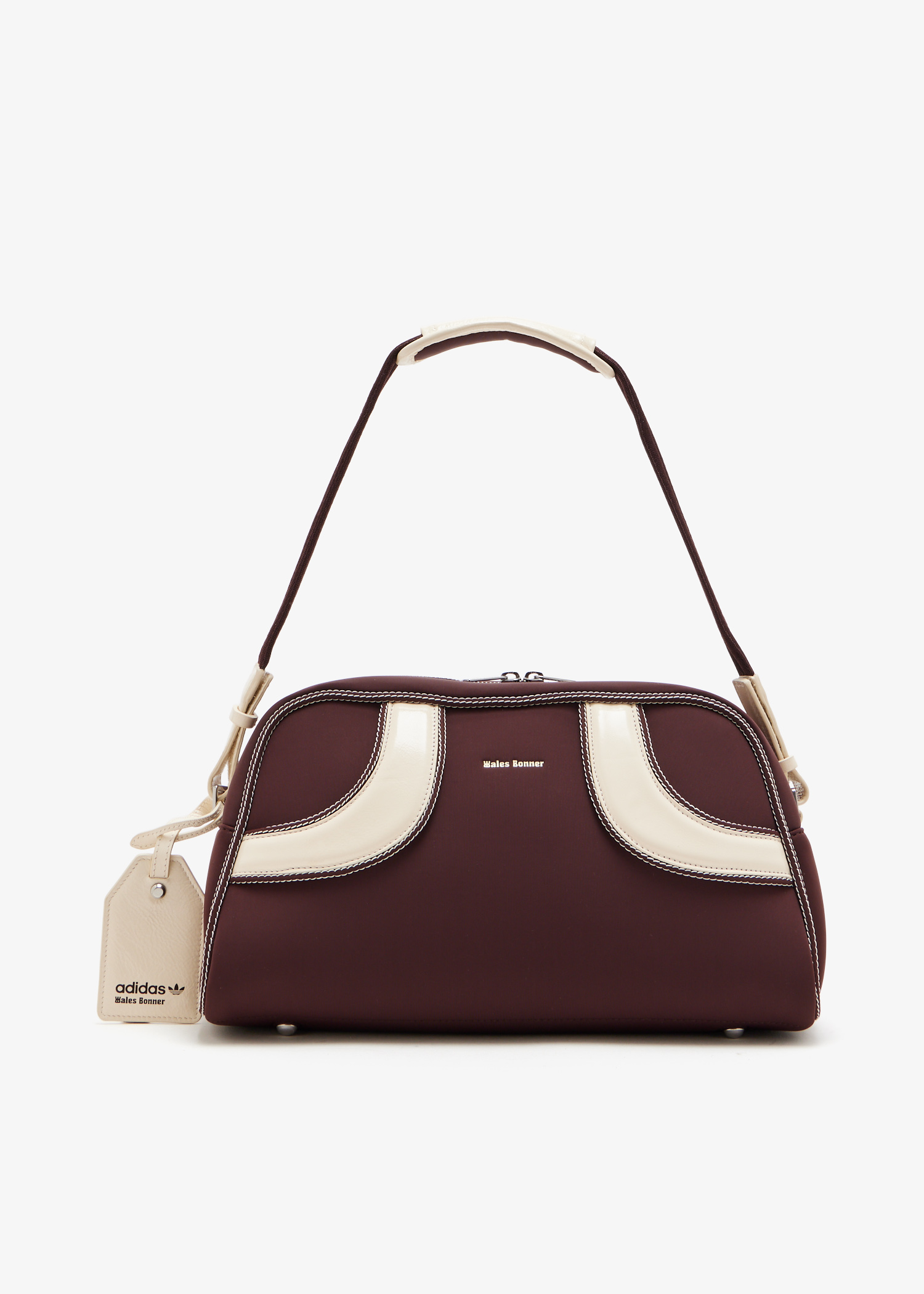 

x Wales Bonner medium bowling bag, Burgundy