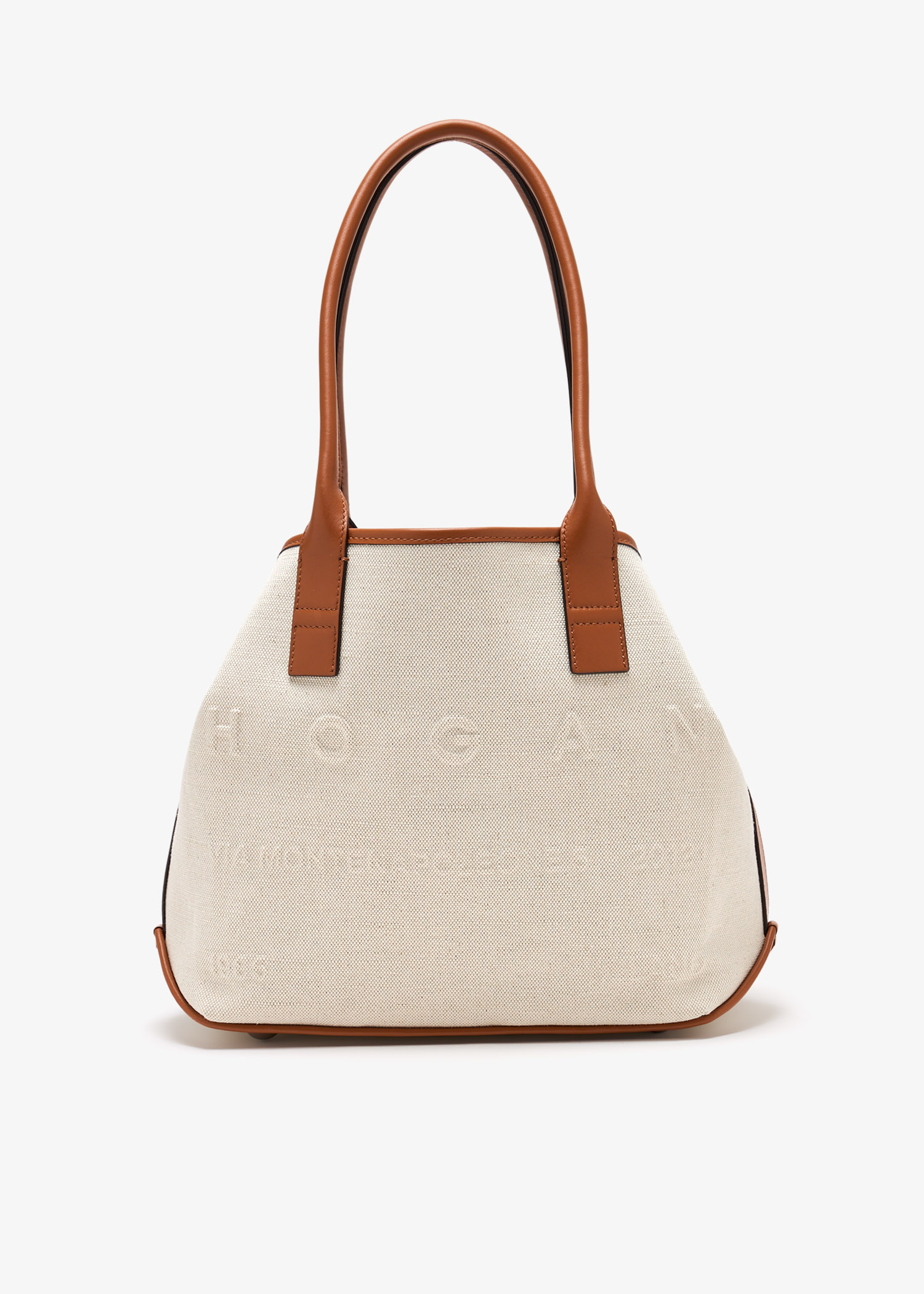 

Script shopping bag, Beige