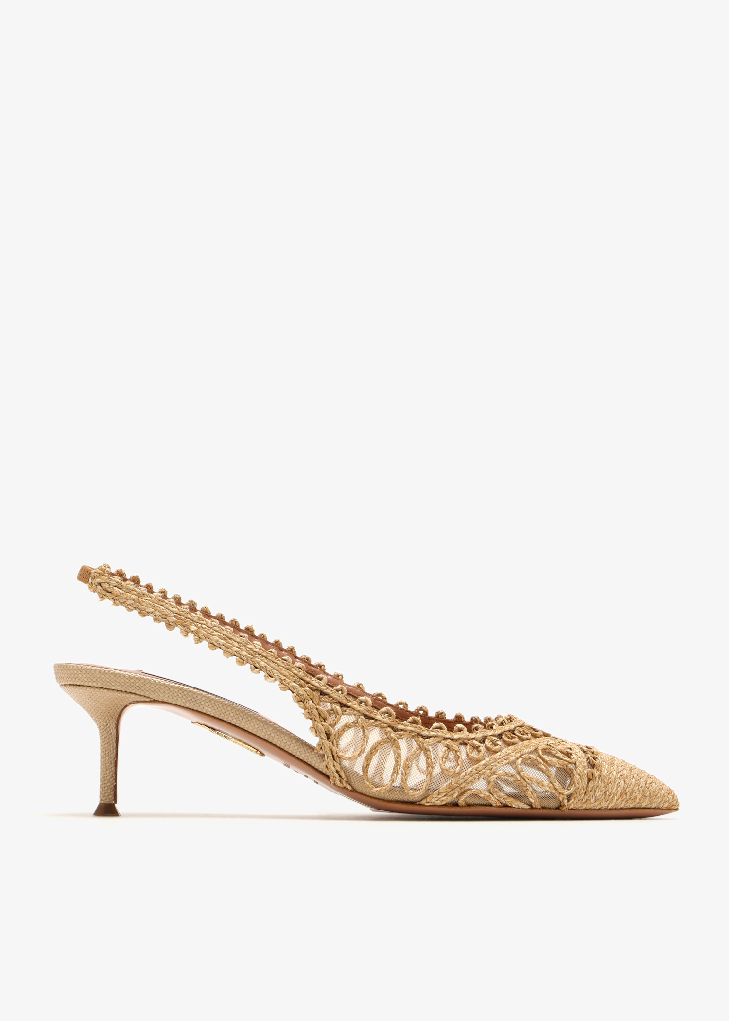 

Kahlo 50 slingback pumps, Beige