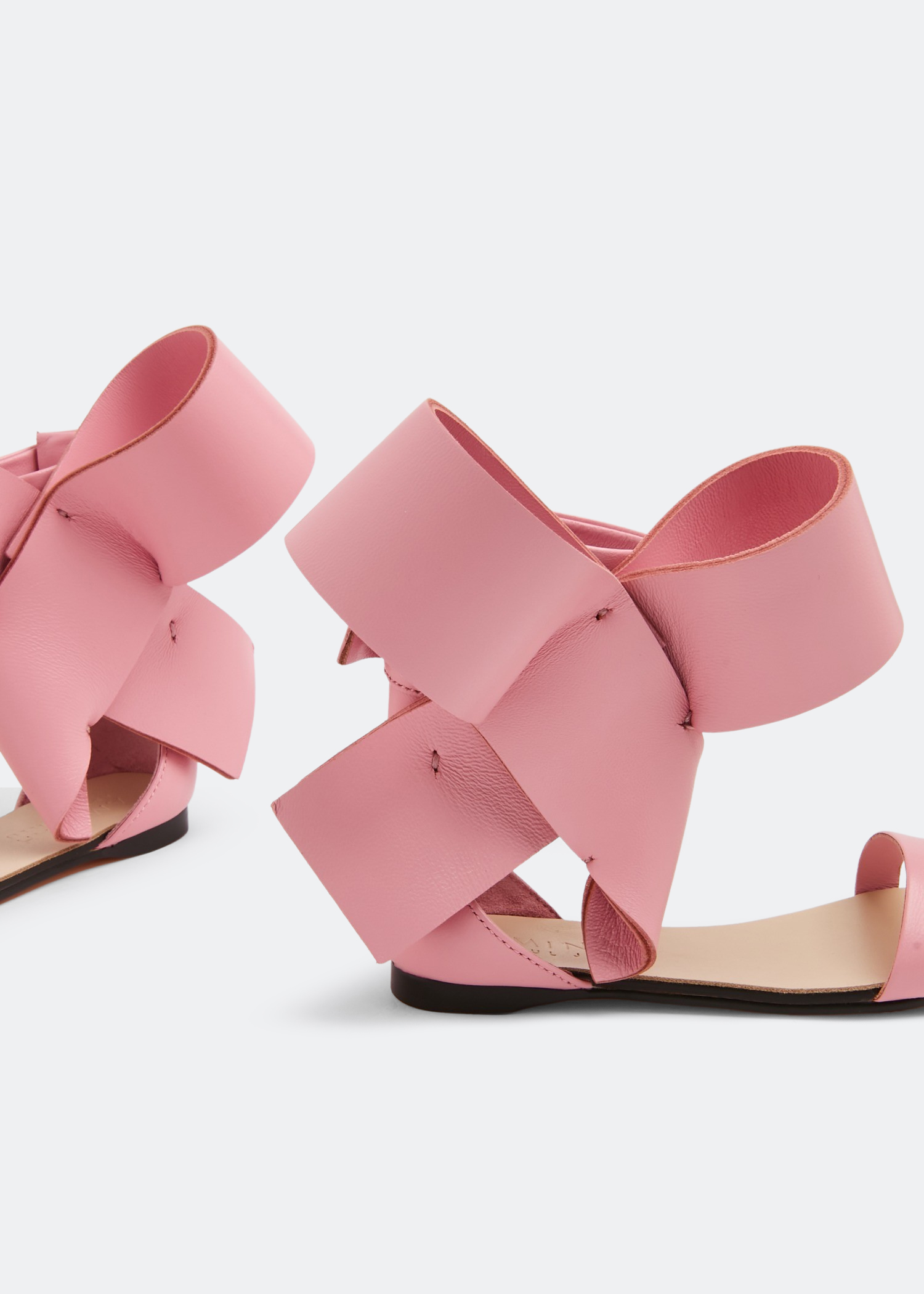 

Bow sandals, Pink