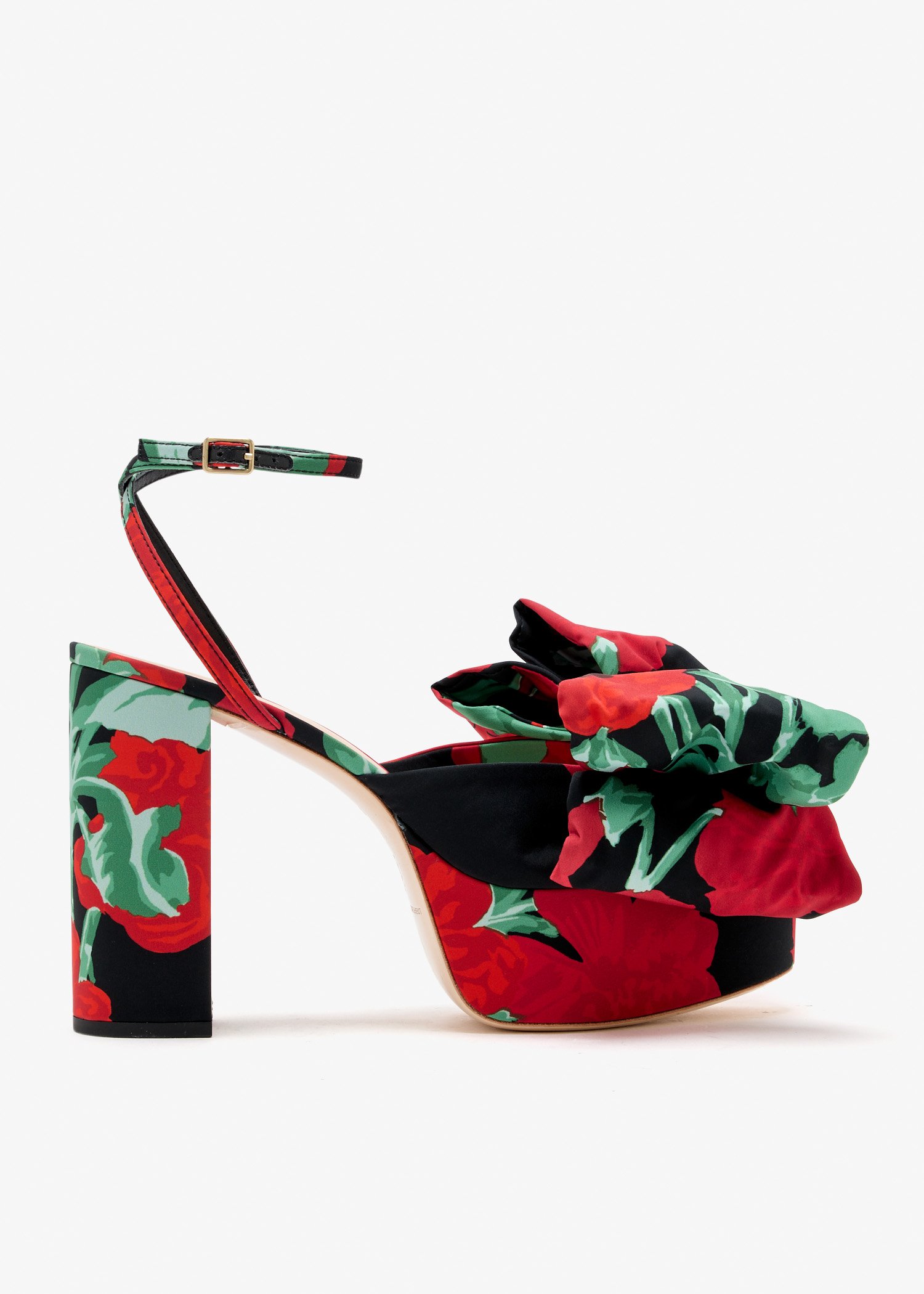 

Kiki bow platforms sandals, Printed