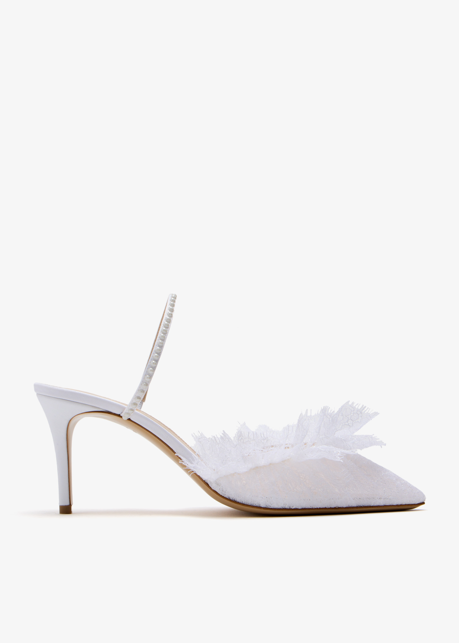 

Franca mules, White