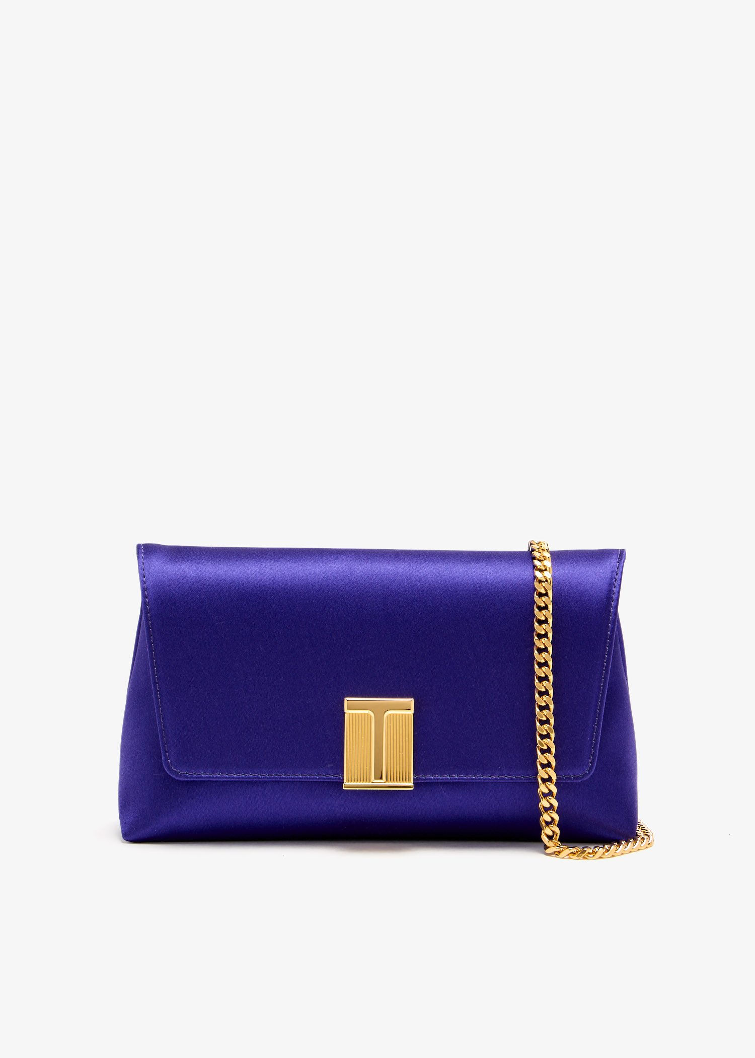 

Mini satin bag, Purple