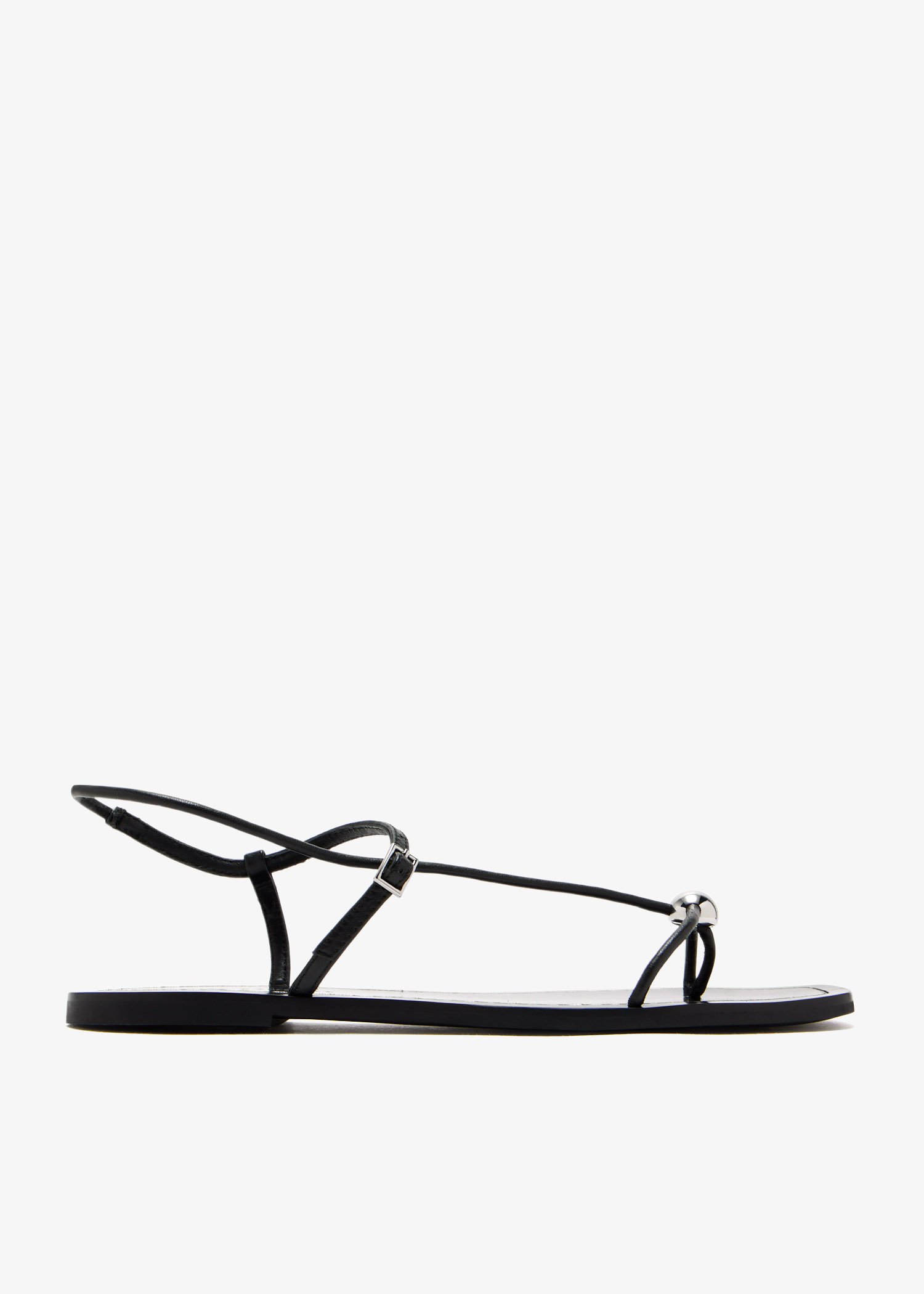 

Lara flat sandals, Black