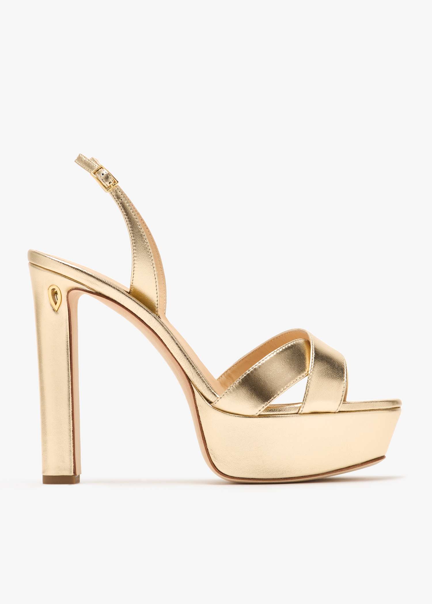 

Leonardo 130 sandals, Gold
