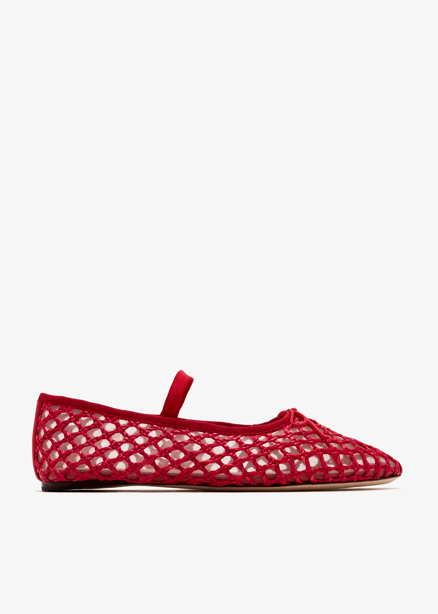 

Leonie crochet ballet flats, Red