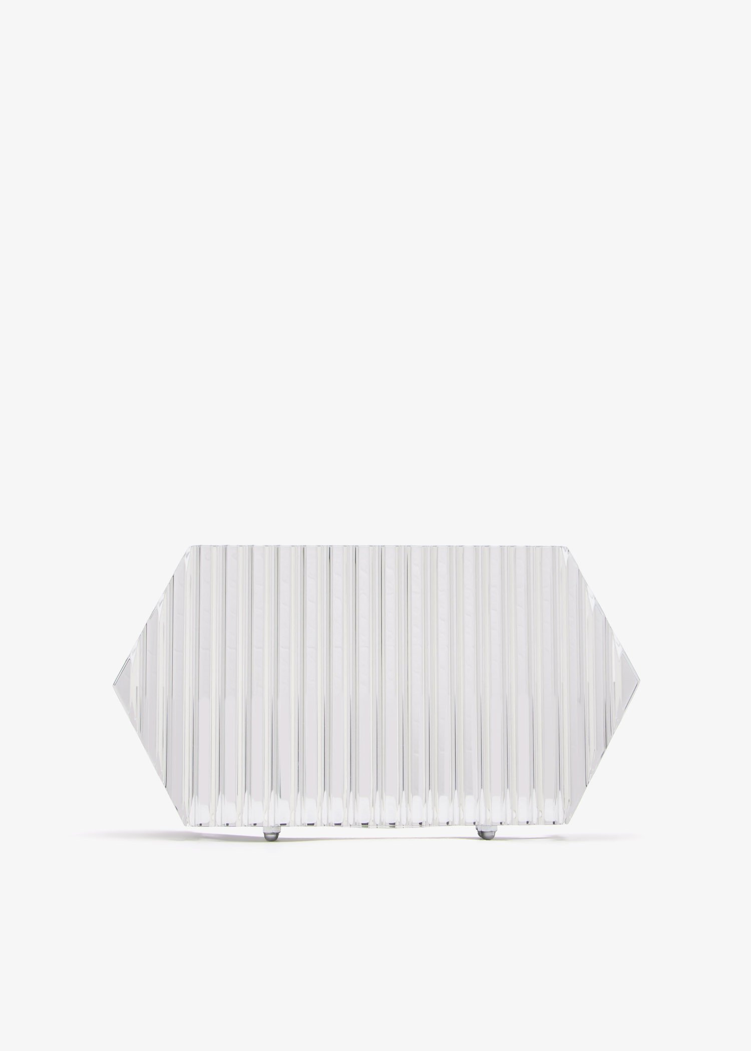 

Leena mirror clutch, Silver