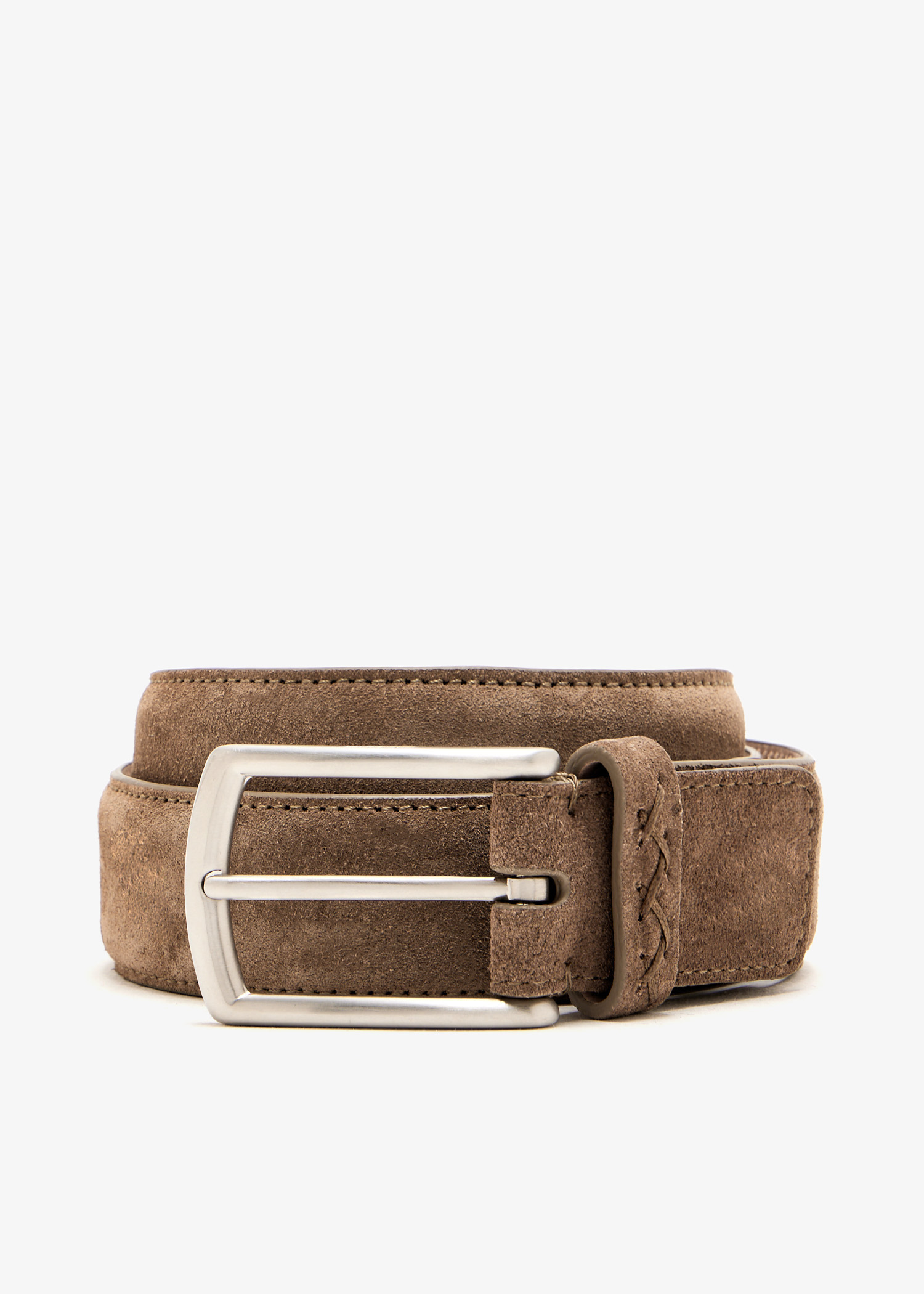 

Suede belt, Beige