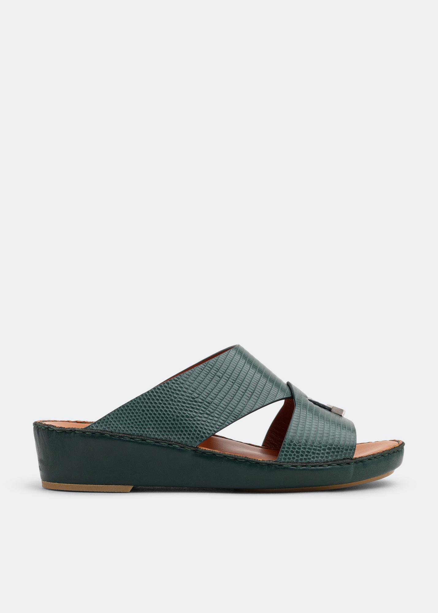 

Piega lizard sandals, Green