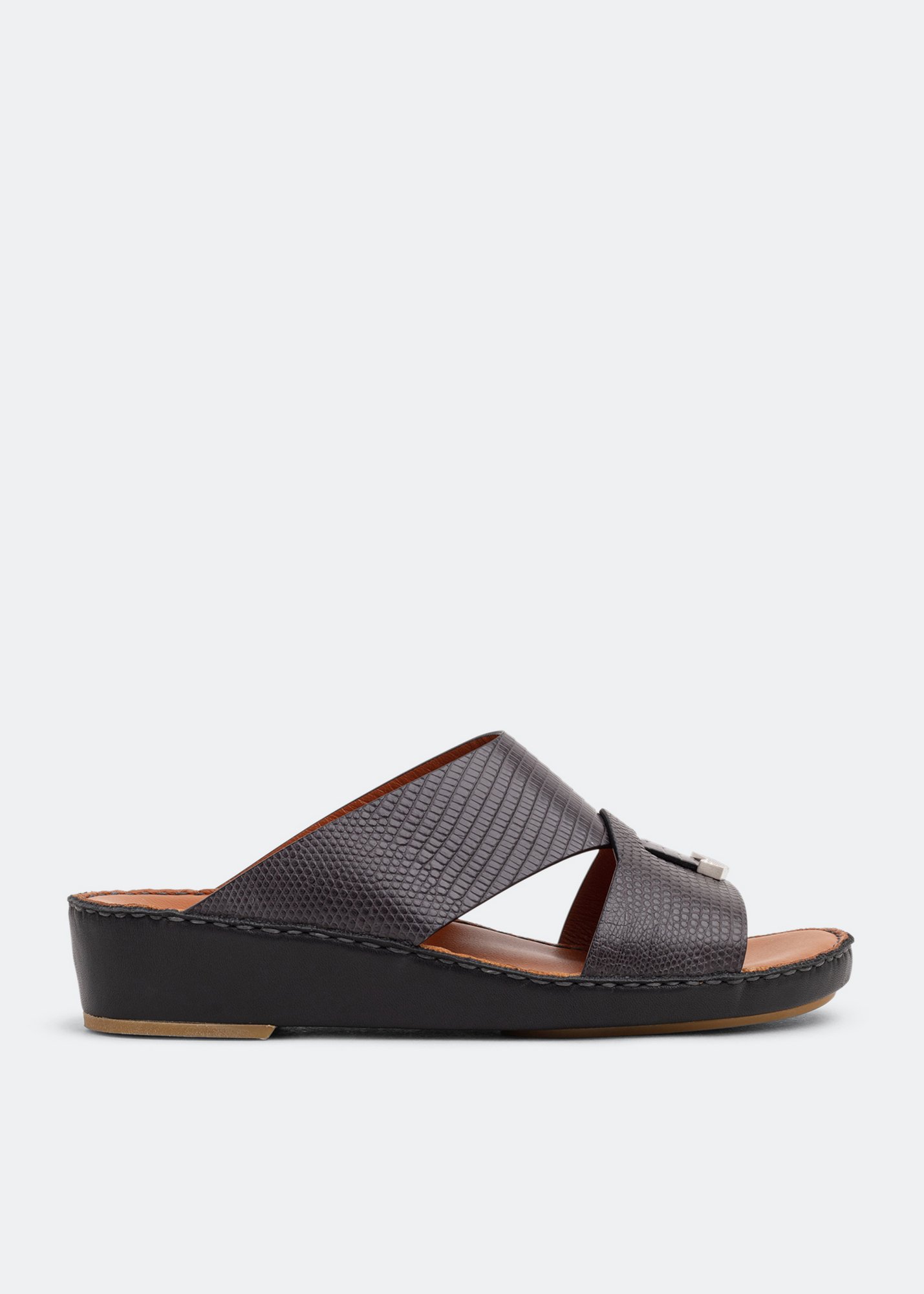 

Piega lizard sandals, Grey