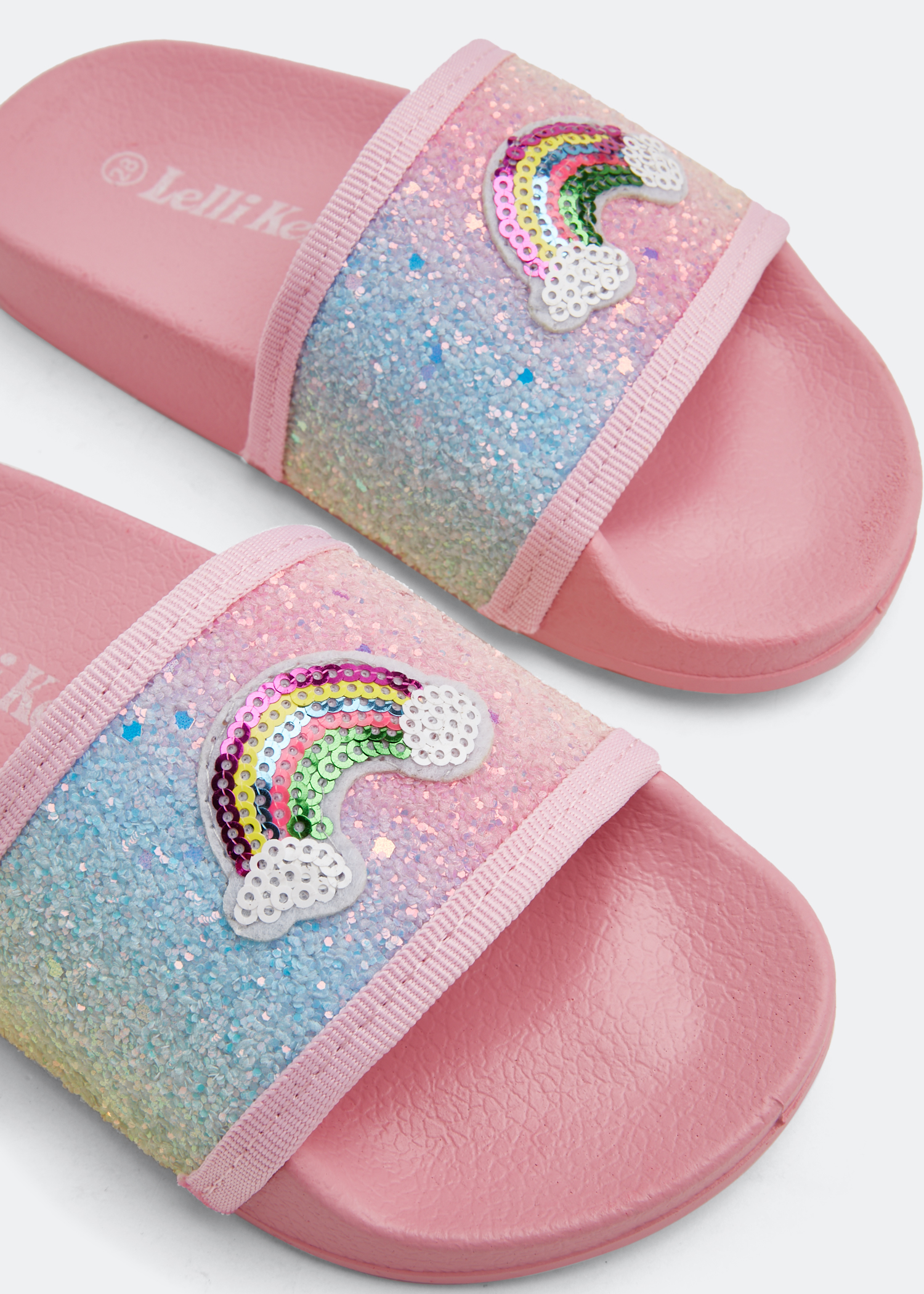

Aisling rainbow slides, Pink