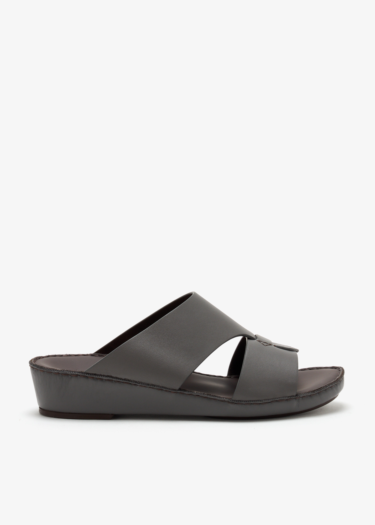 

Cinghia Nuovo nappa leather sandals, Grey