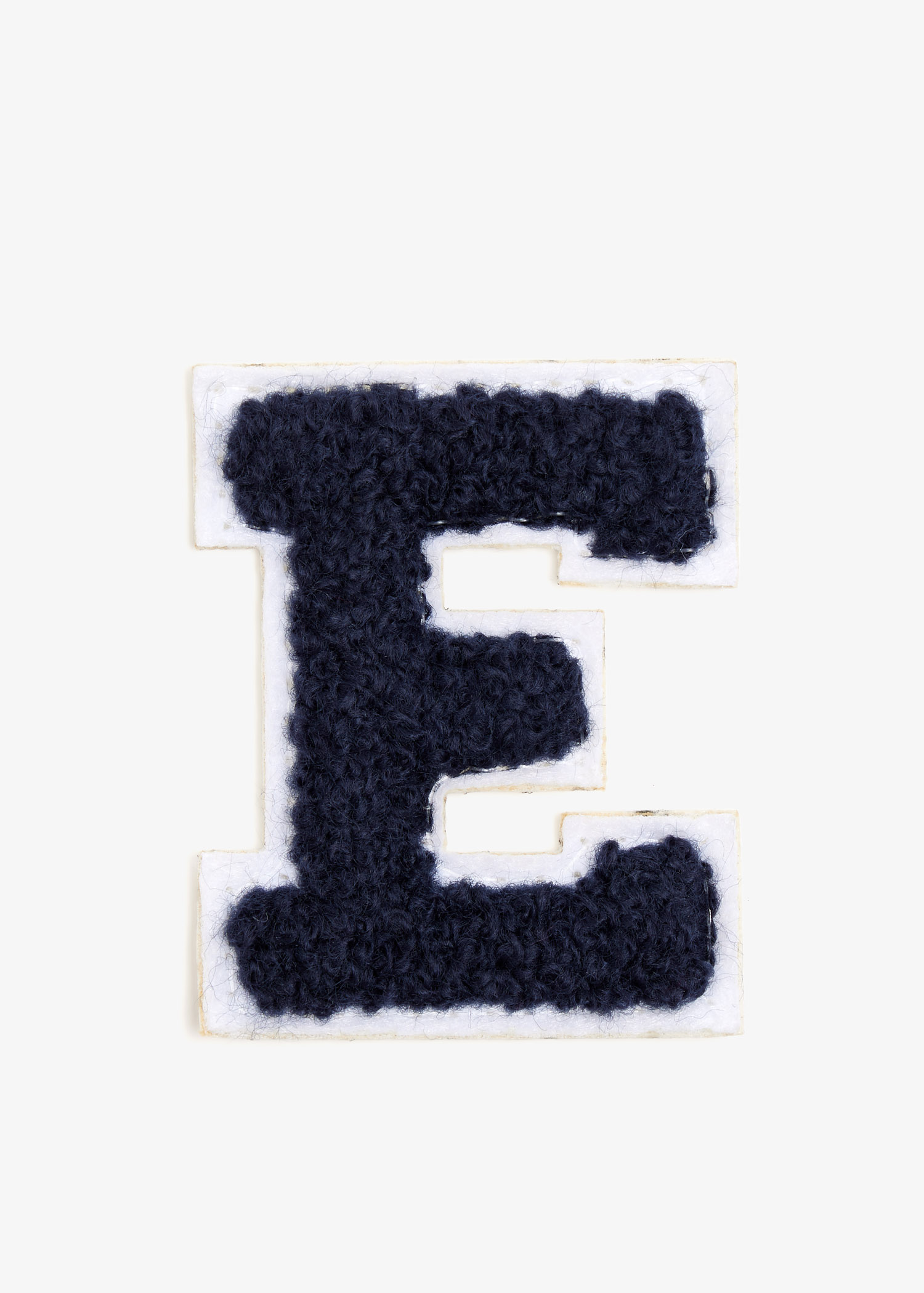 

2" Chenille Varsity Letter 'E' patch, Navy