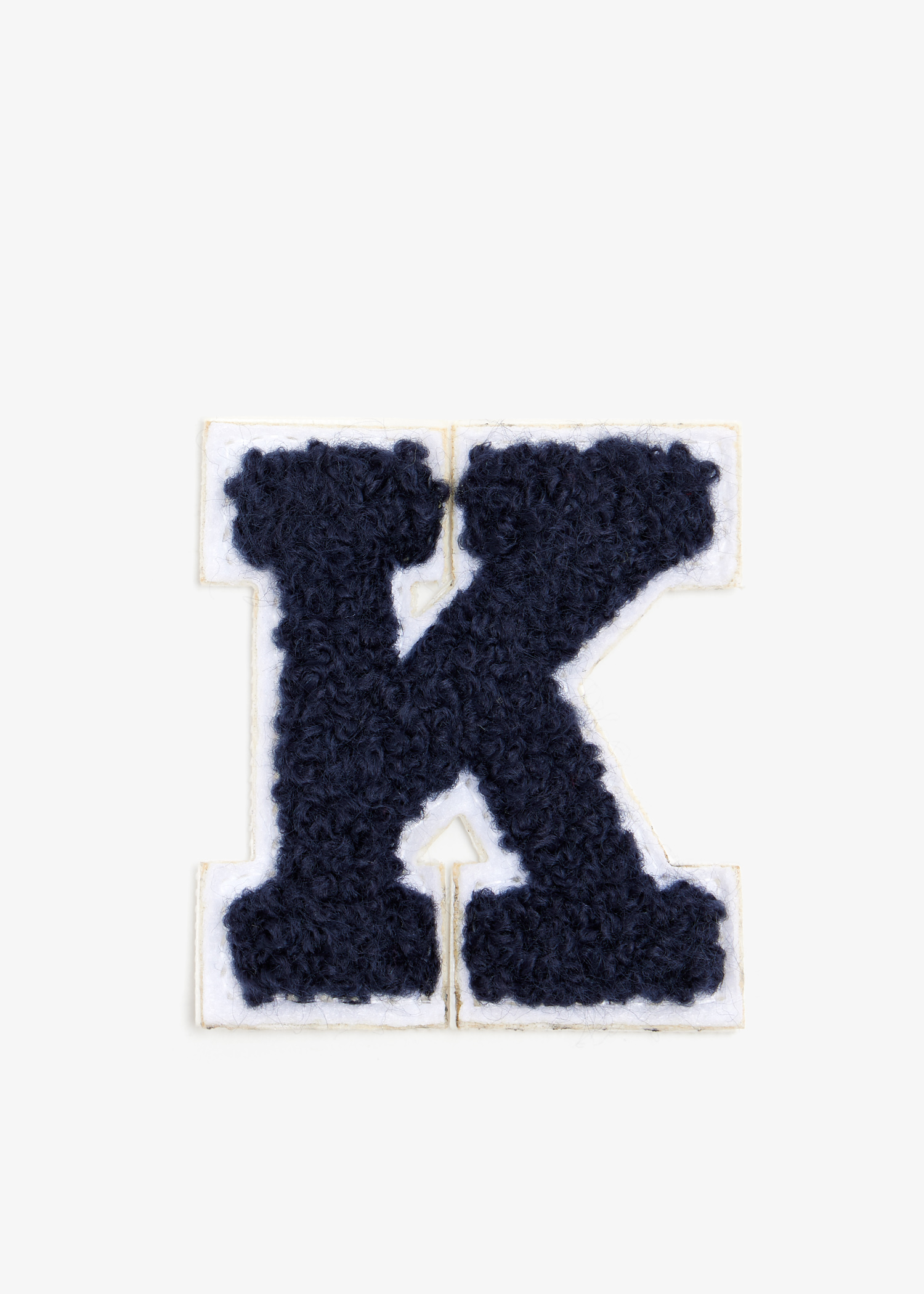 

2" Chenille Varsity Letter 'K' patch, Navy
