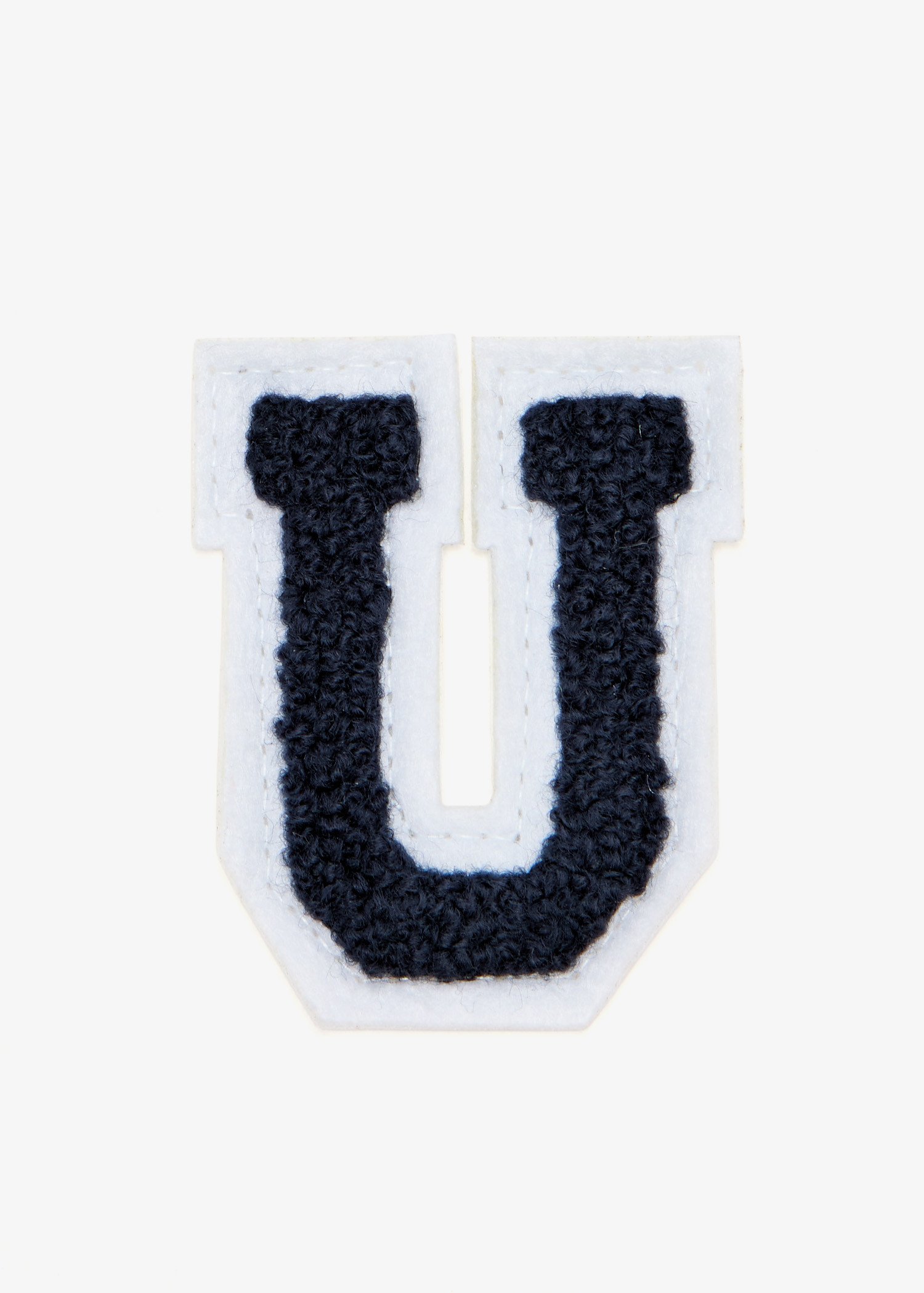 

2" Chenille Varsity Letter 'U' patch, Navy