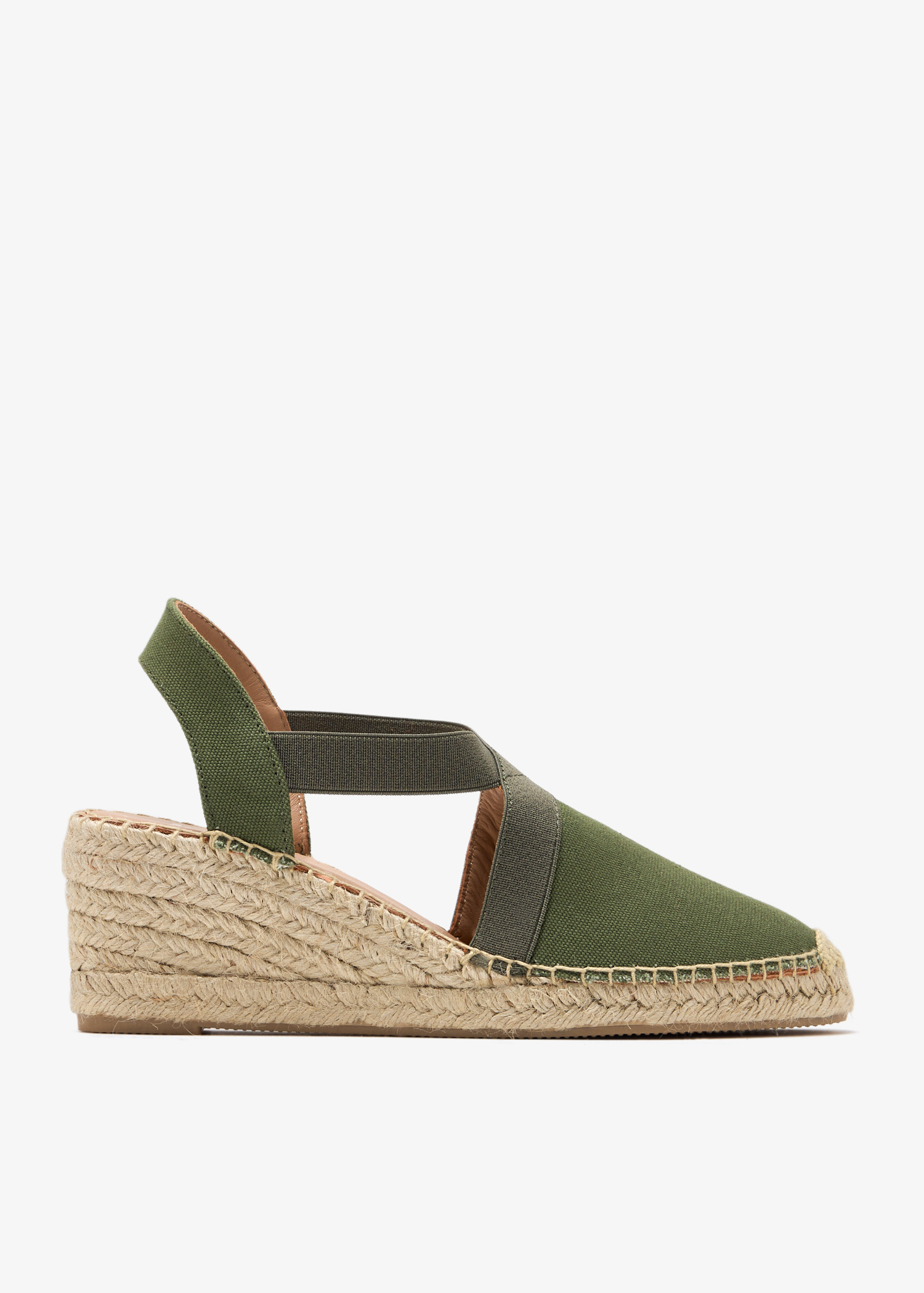 

Lucia wedge espadrilles, Green