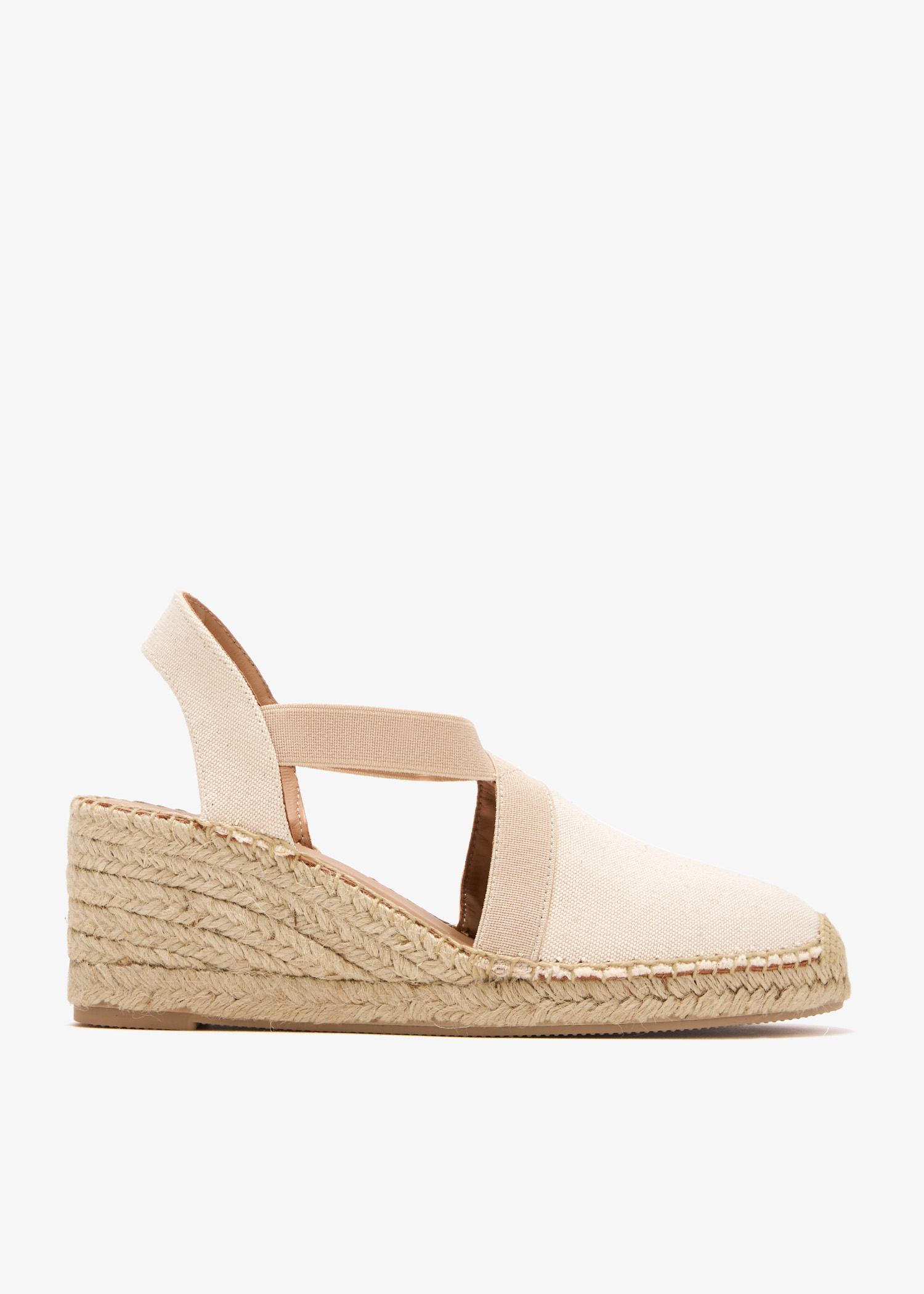 

Lucia wedge espadrilles, Beige