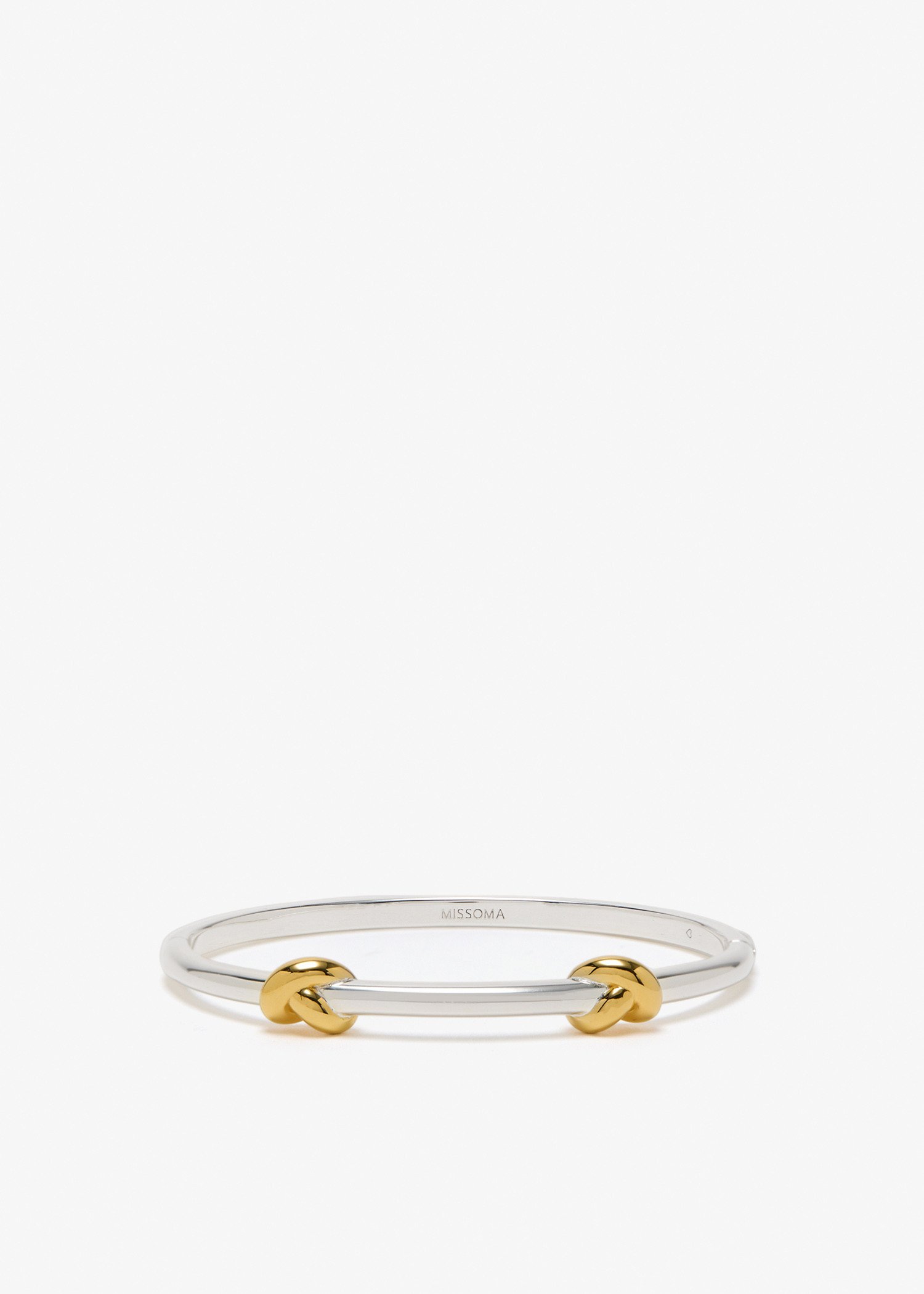 

x Lucy Williams Knot hinged bangle, Silver