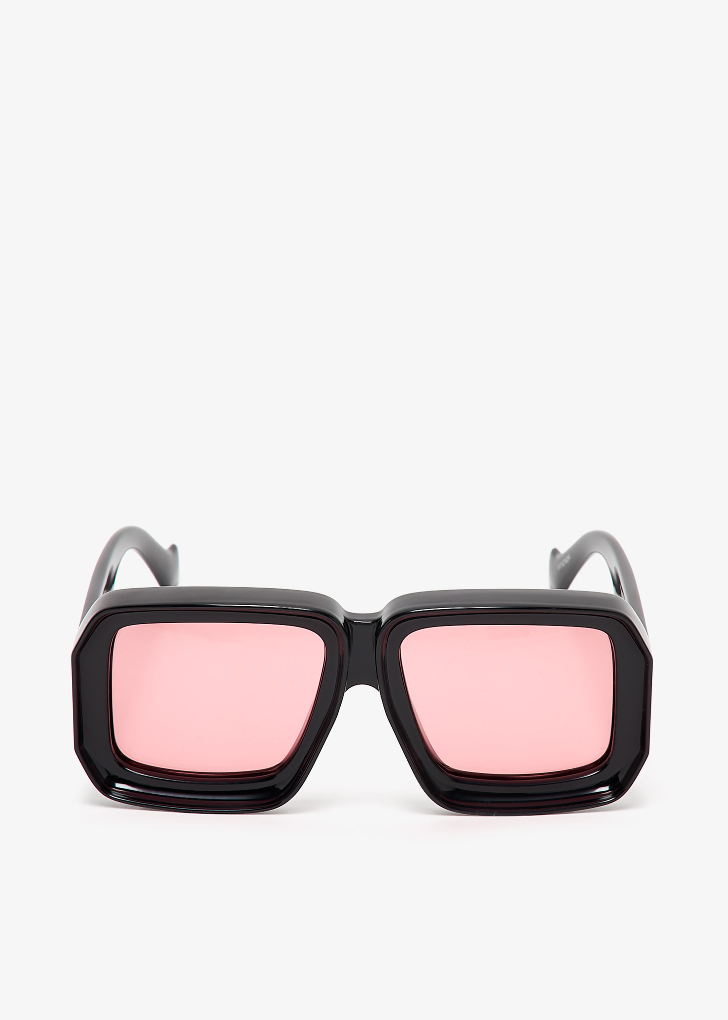 

x Paula's Ibiza Signature square sunglasses, Black