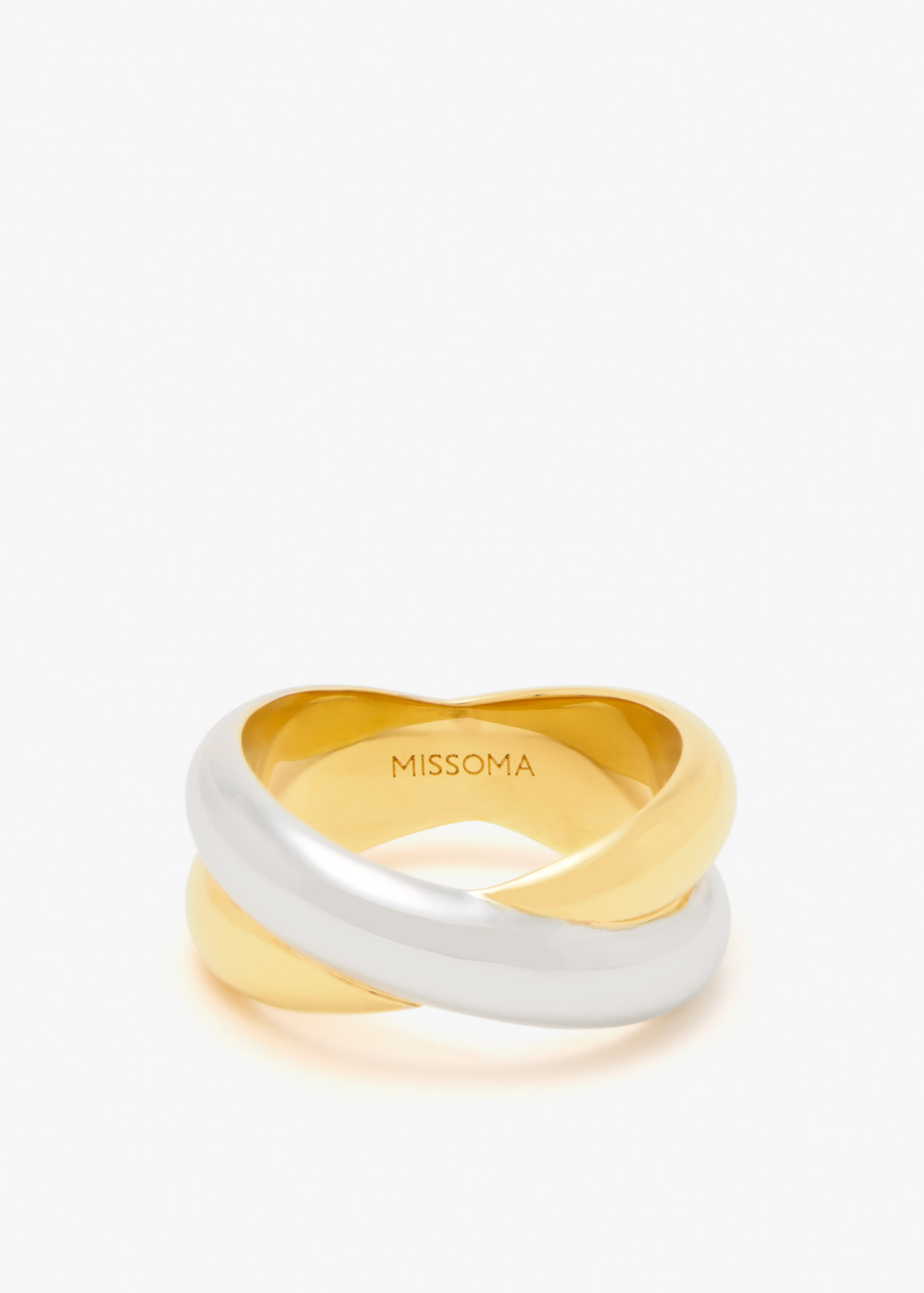 

x Lucy Williams Chunky Entwine ring, Gold