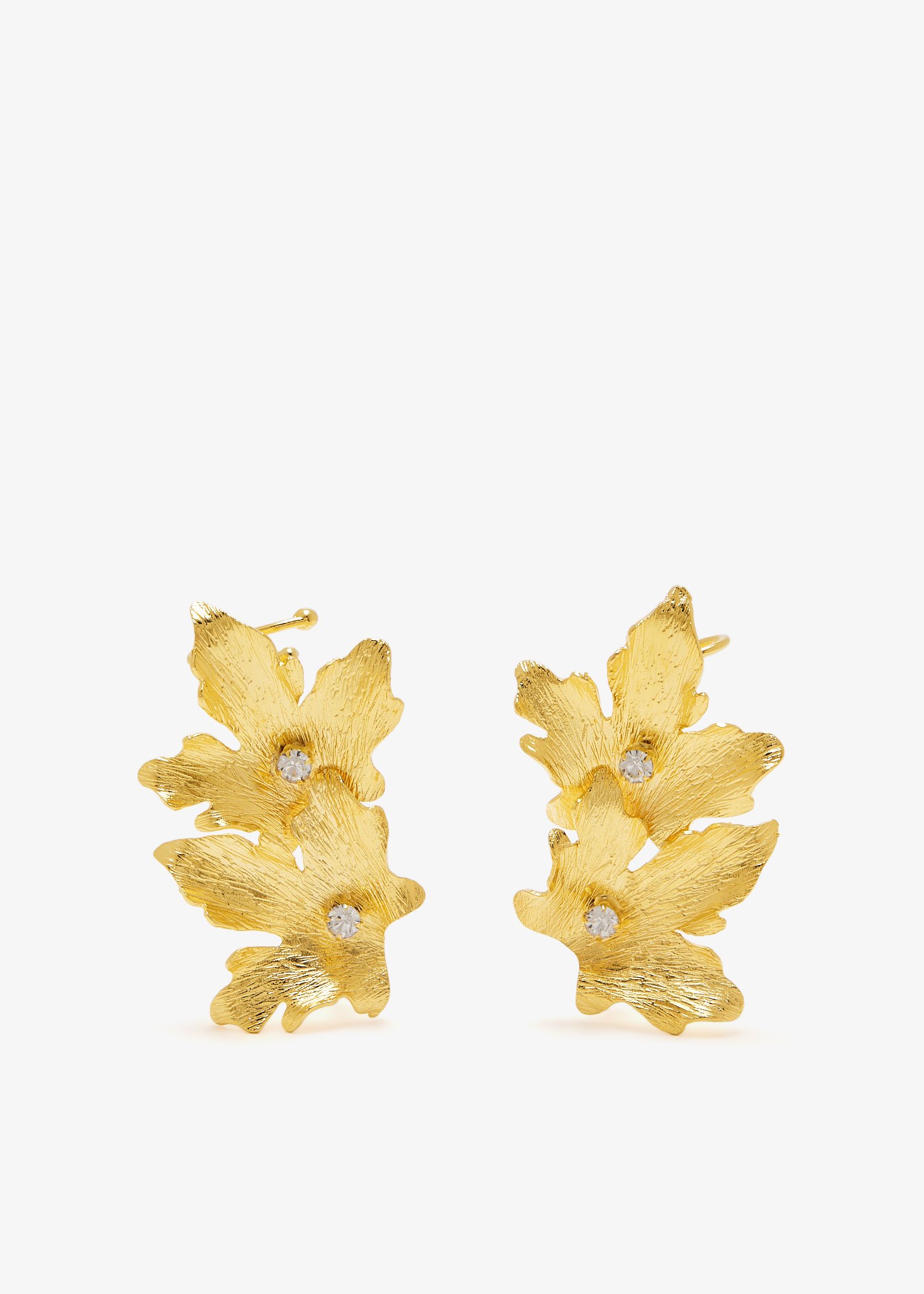 

Mystic Vine Leaf ear cuffs, Gold