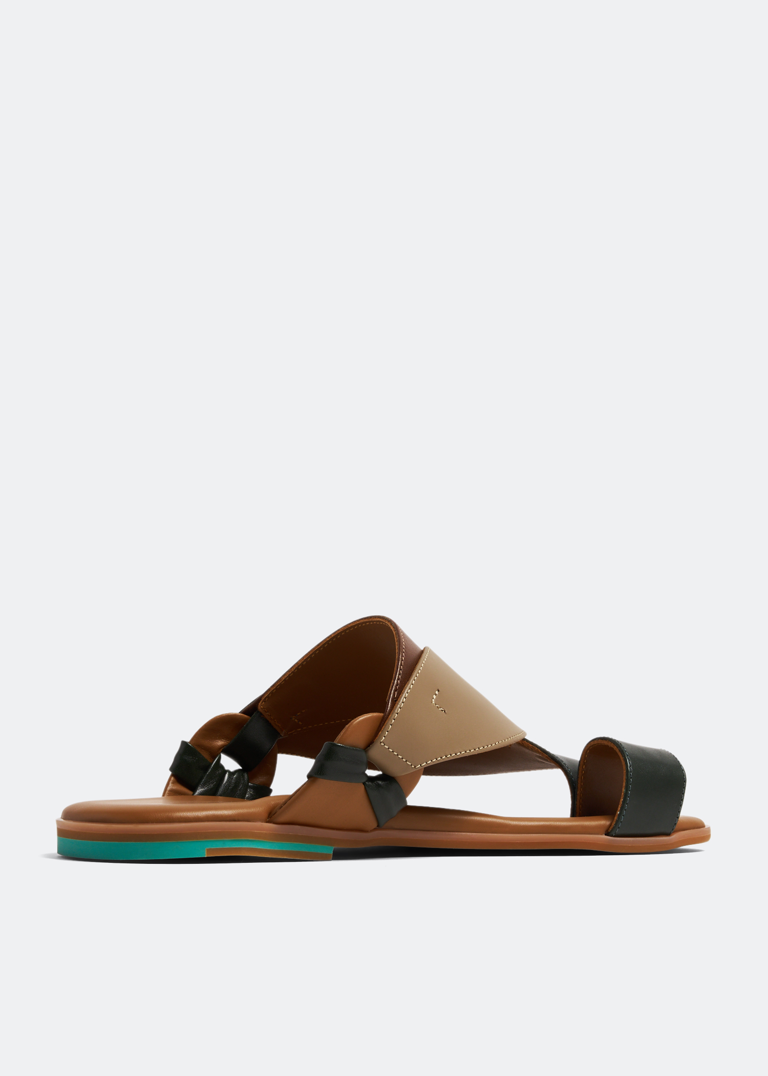 

Khatt sandals, Green