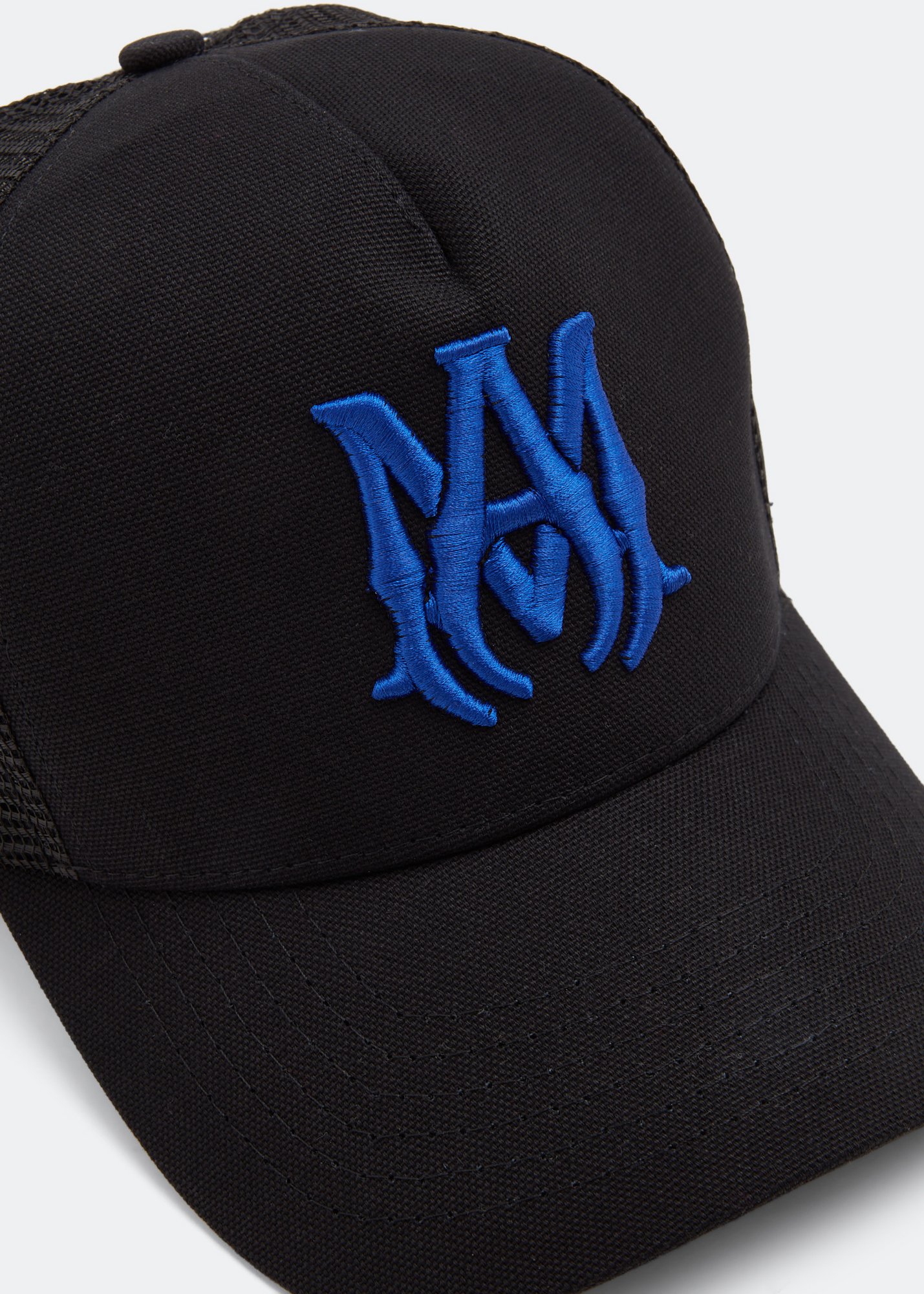 

M.A. logo trucker cap, Black