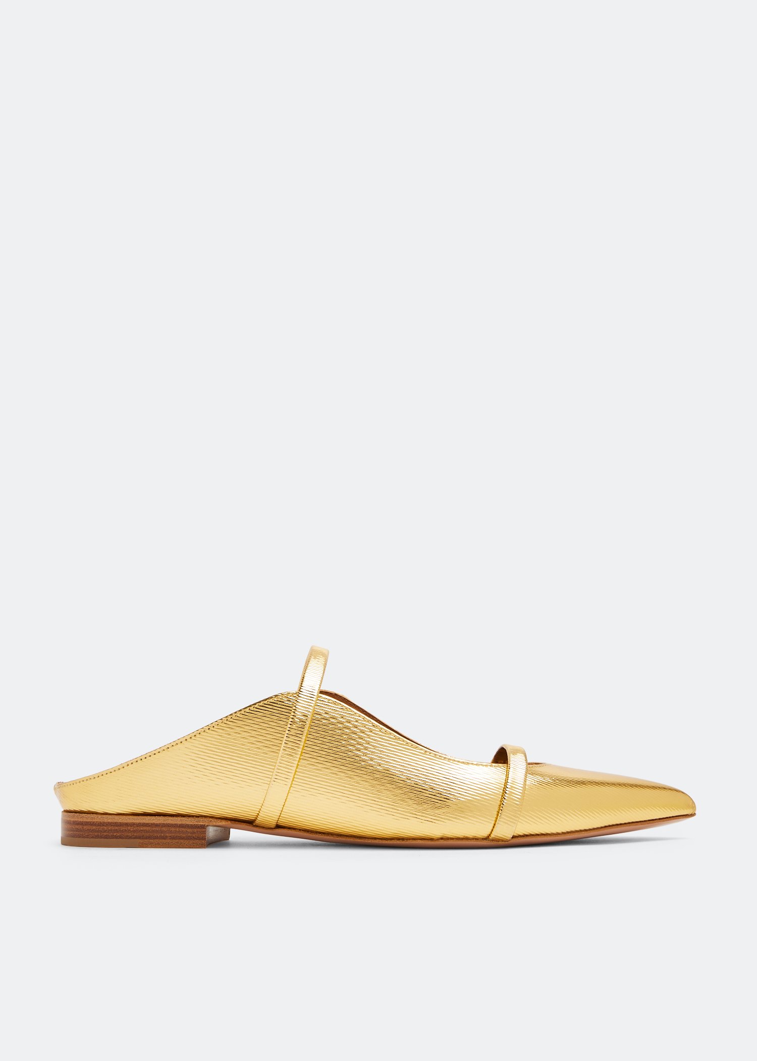 

Maureen flat mules, Gold