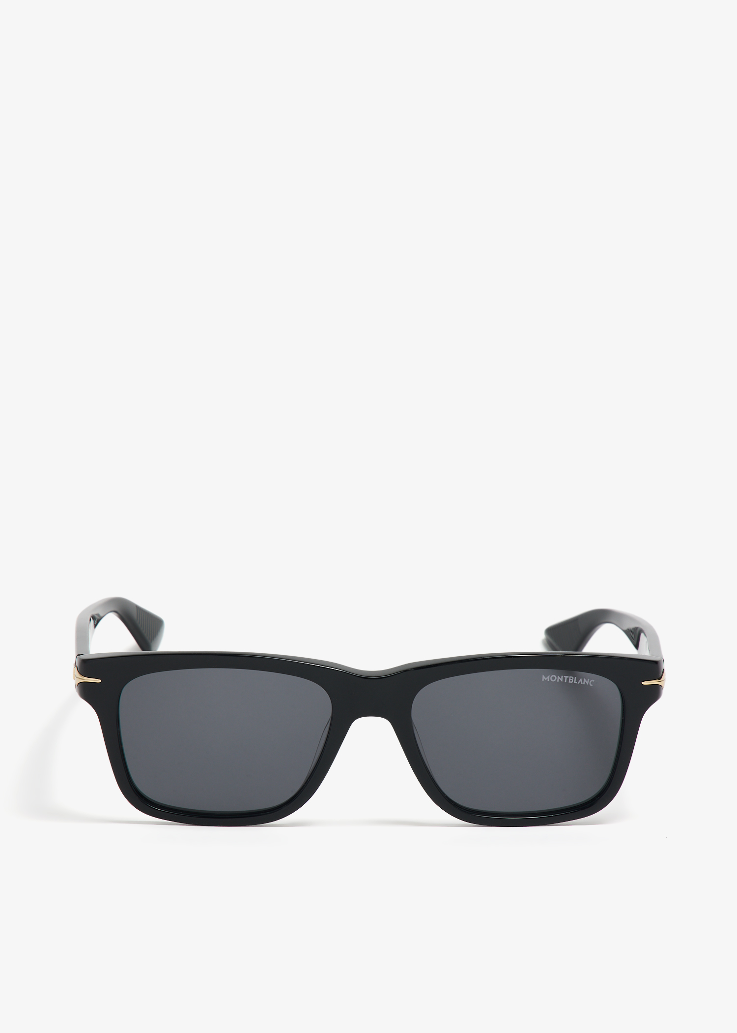 

Rectangular Havana sunglasses, Black