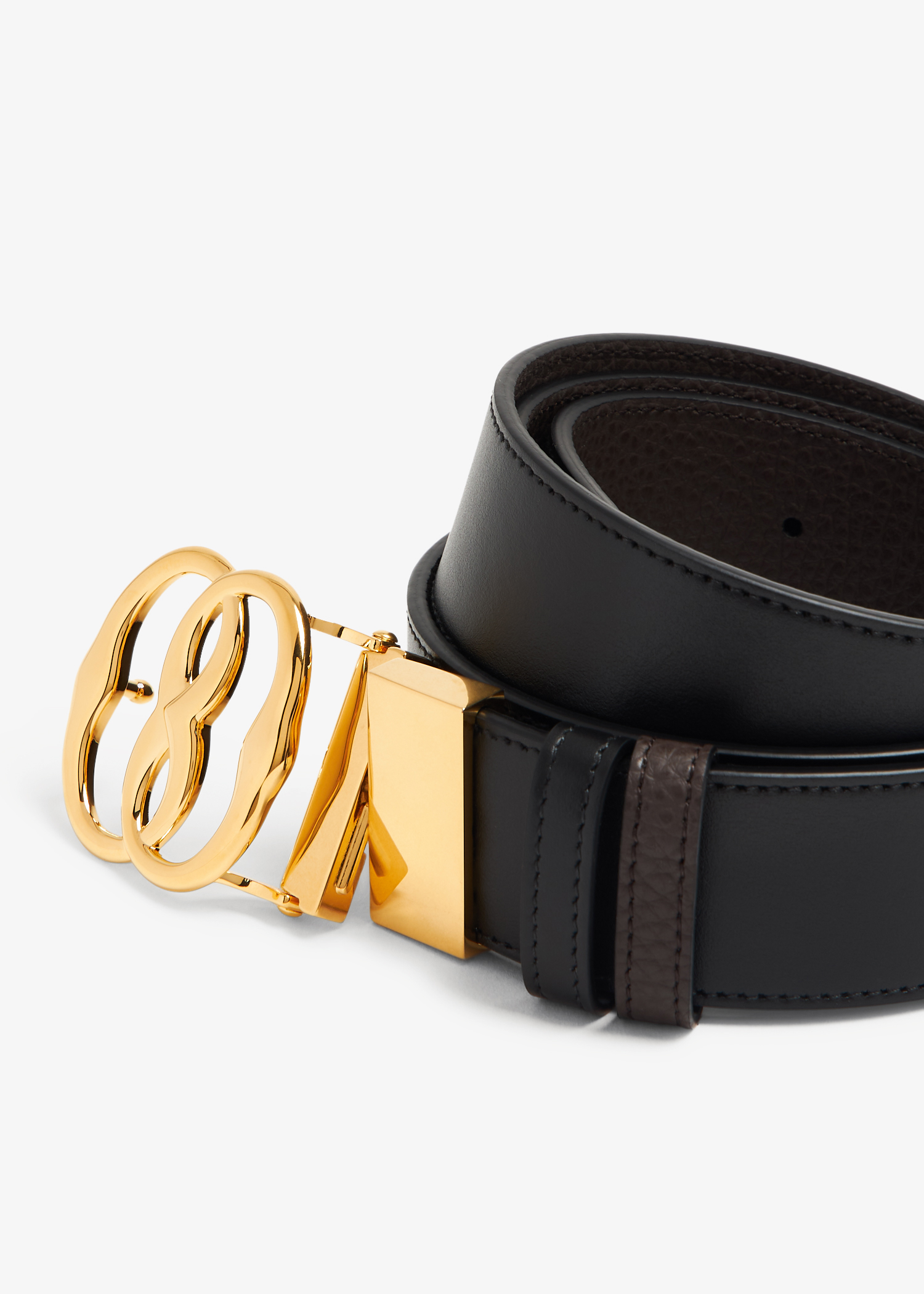 

Emblem belt, Black