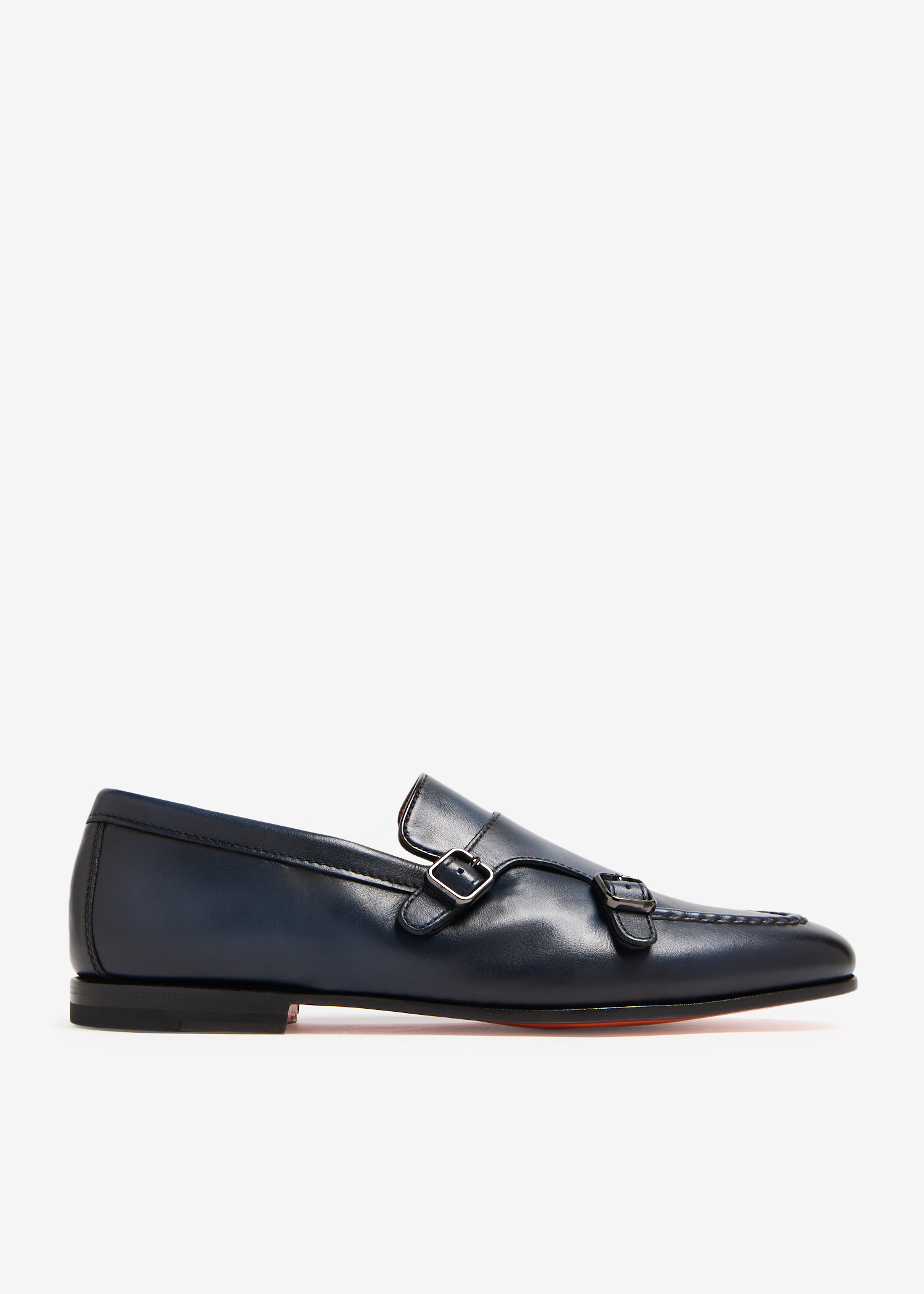 

Monk strap loafers, Navy