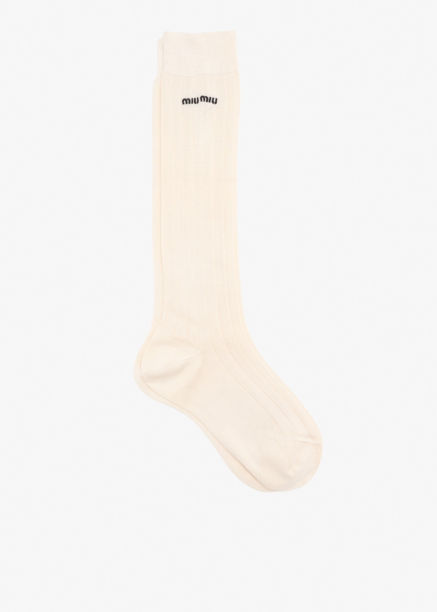 

Silk socks, White