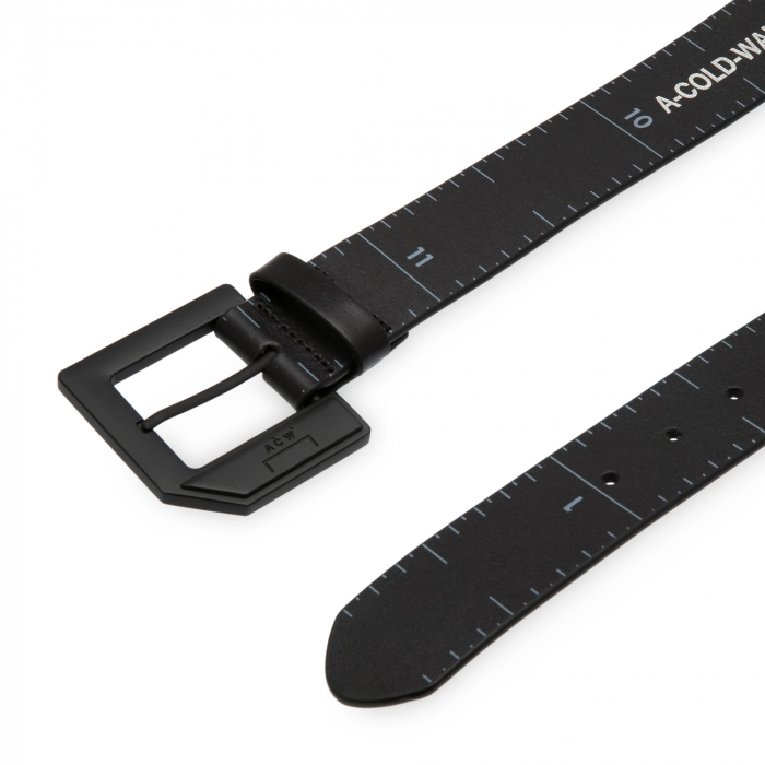 

Ruler print belt, Black