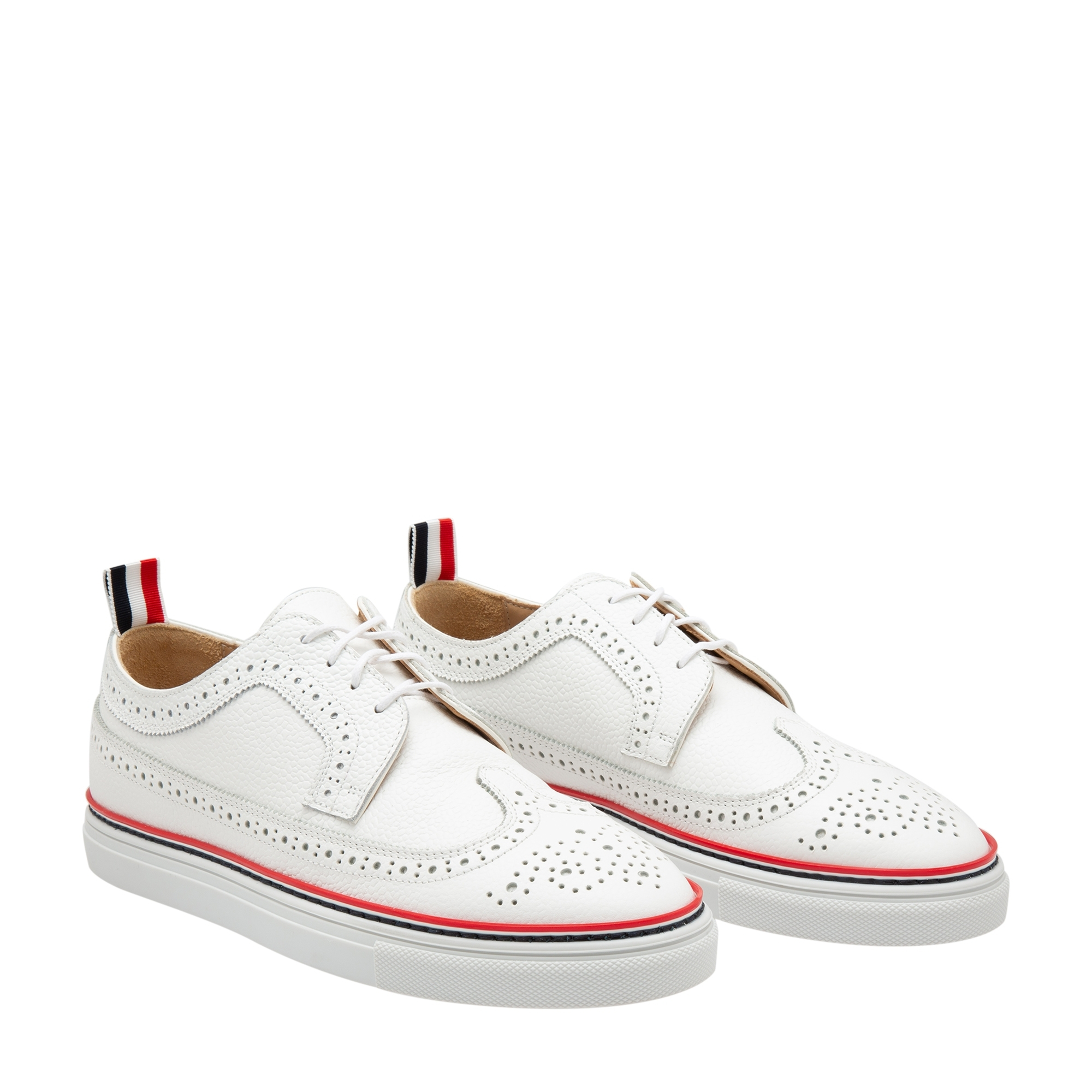 

Leather brogues, White